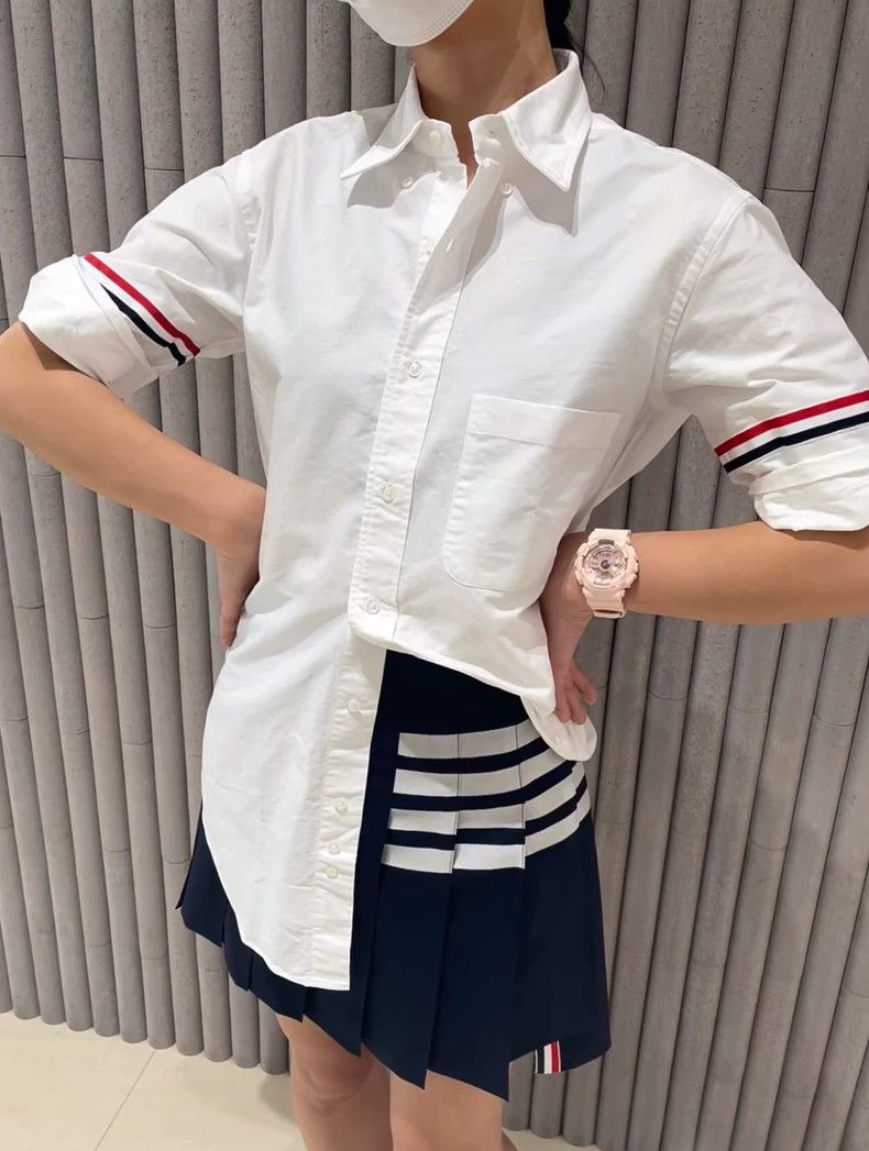 Thom Browne Thom Browne size2 Classic two-sleeved shirt Size US M / EU 48-50 / 2 - 6 Thumbnail