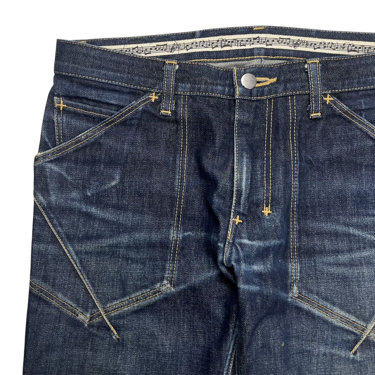 Number (N)ine SS 2007 Number Nine “About A Boy” Honeycomb Denim Size US 30 / EU 46 - 7 Thumbnail