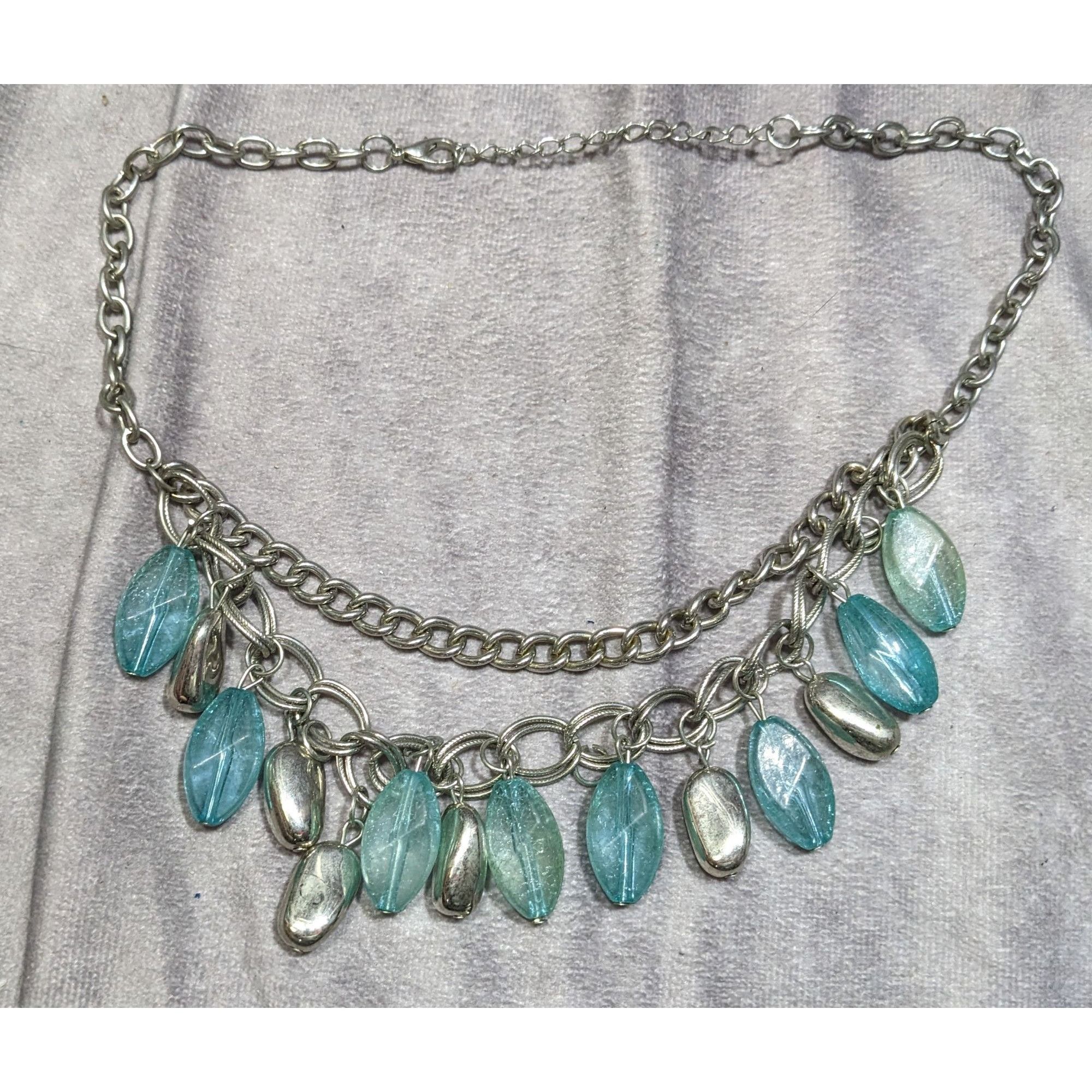 Other Bohemian Layered Charm Necklace With Silver Tone Nugget Acce Size ONE SIZE - 6 Thumbnail