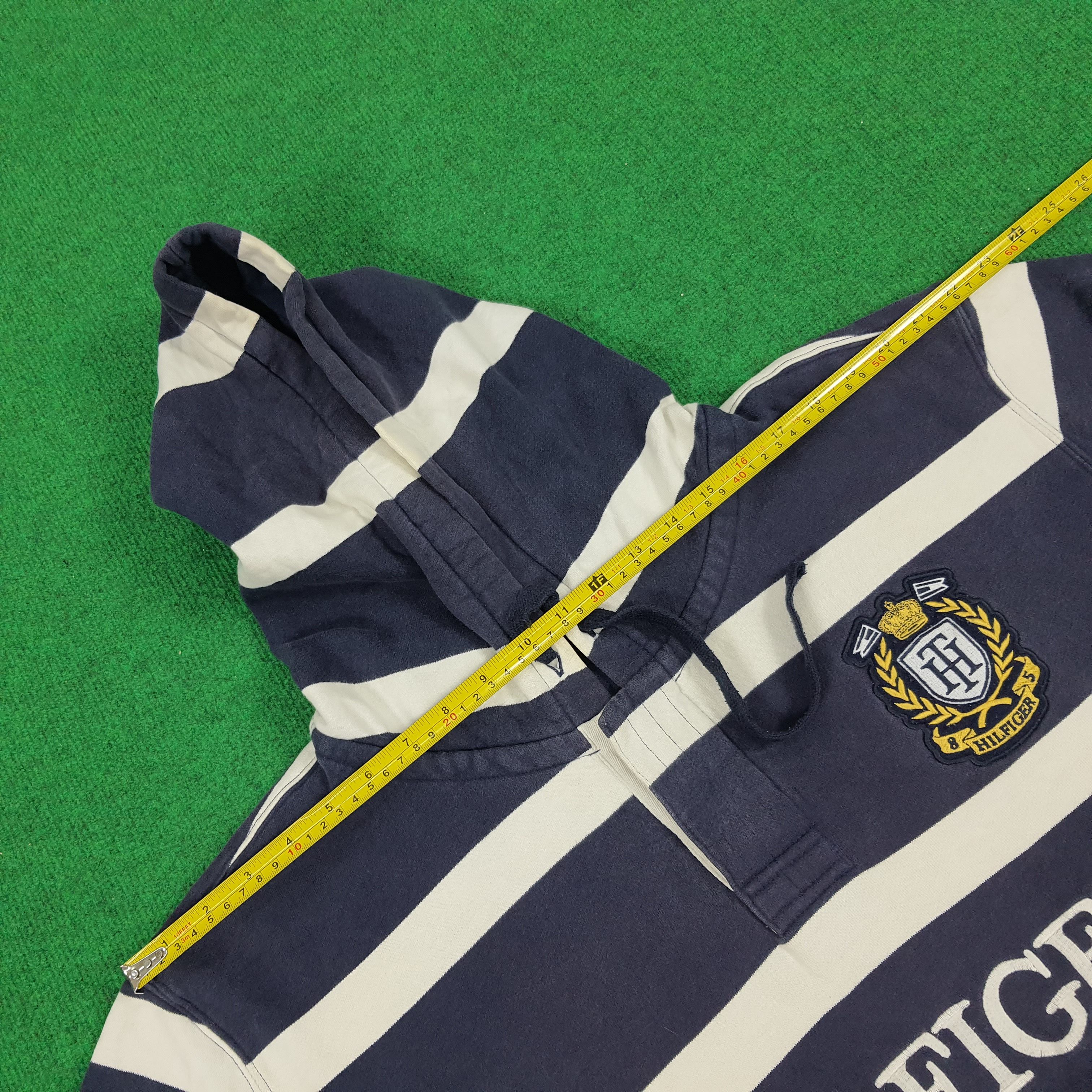 Tommy Hilfiger Vintage Tommy Hilfiger Striped Hoodies Size US XL / EU 56 / 4 - 11 Thumbnail