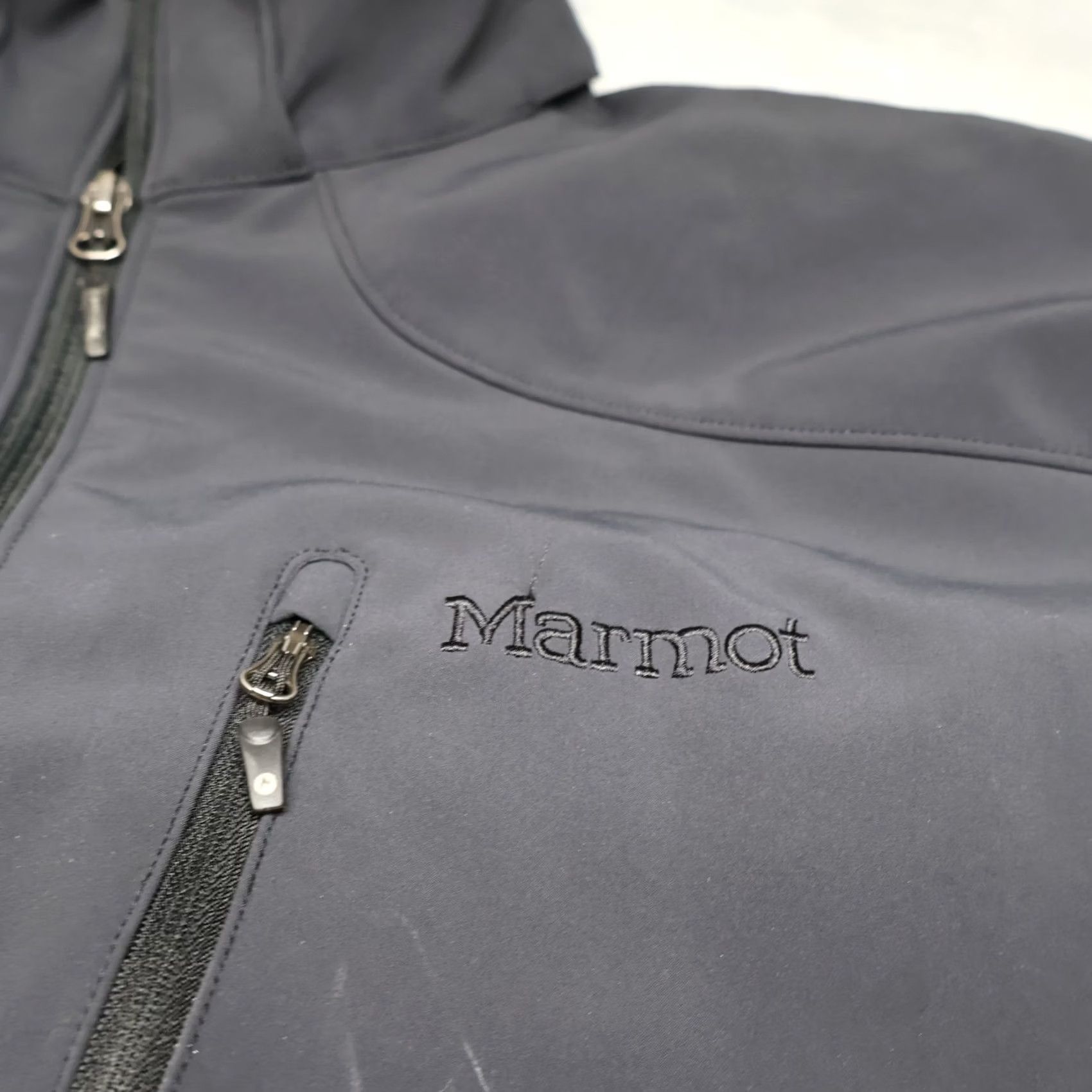 Marmot Marmot Jacket Mens XL Black Softshell Full Zip Fleece Lined Wind Rain Ski Hiking Size US XL / EU 56 / 4 - 3 Thumbnail