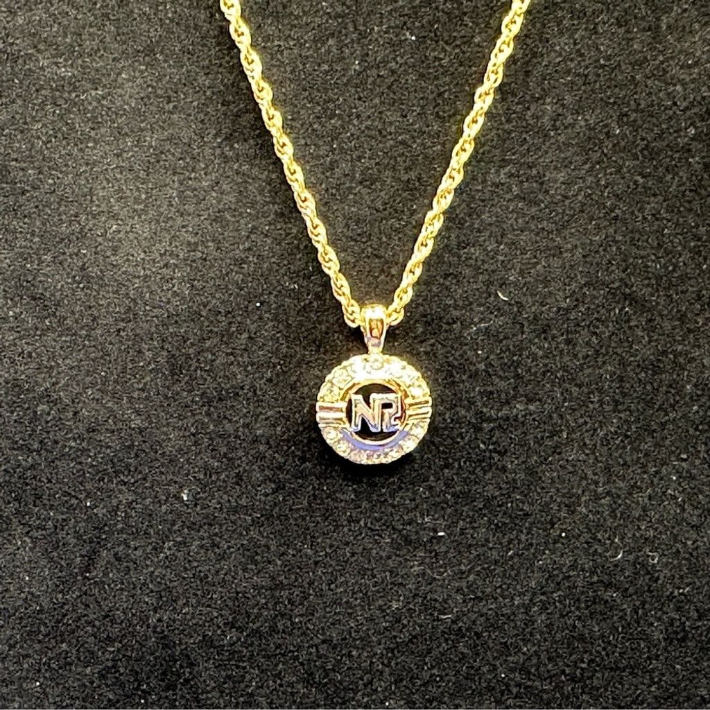 Nina Ricci Nina Ricci gold and crystal necklace Size ONE SIZE - 1 Thumbnail