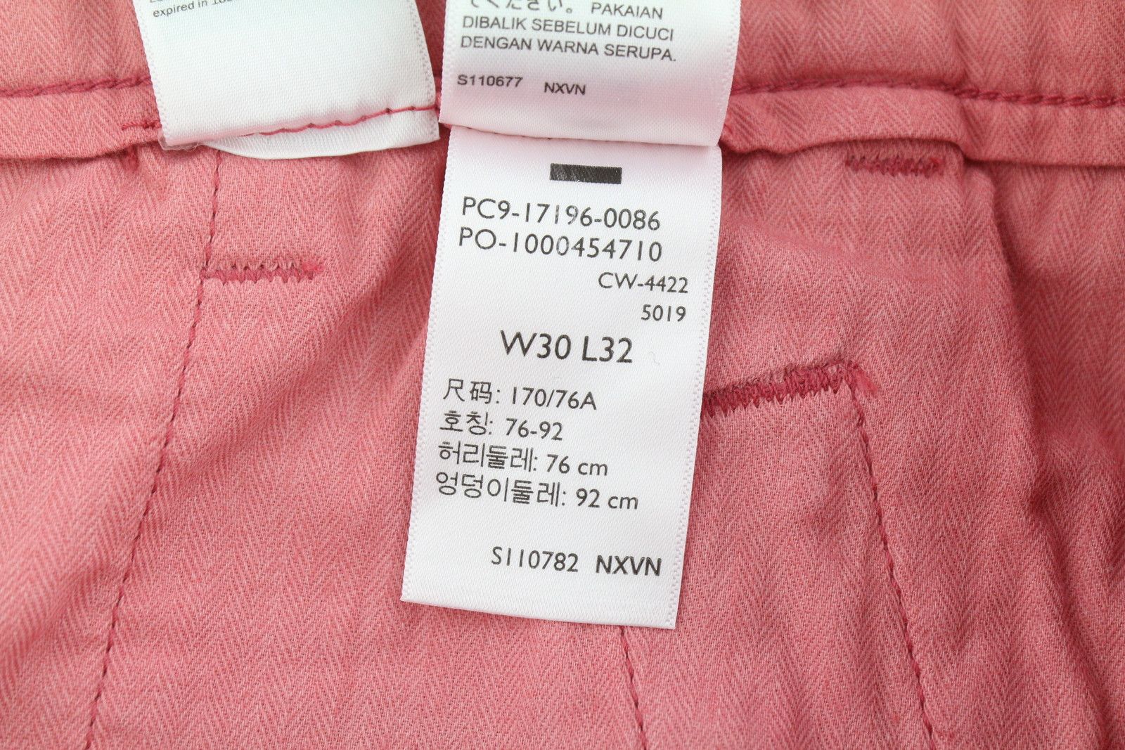 Levi's XX CHINO W30/L32 Mid Pink Standard Taper Pants 87056 Size US 30 / EU 46 - 9 Thumbnail