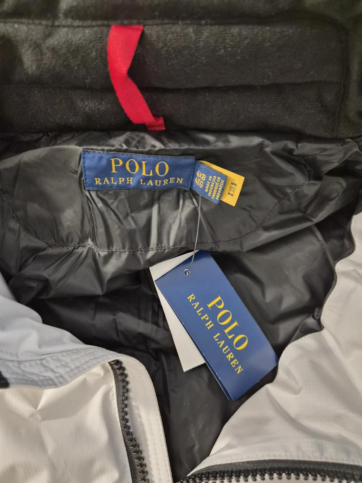 Polo Ralph Lauren POLO RALPH LAUREN Men’s Big Pony Down Jacket White Black 4XB Size US XXL / EU 58 / 5 - 2 Thumbnail