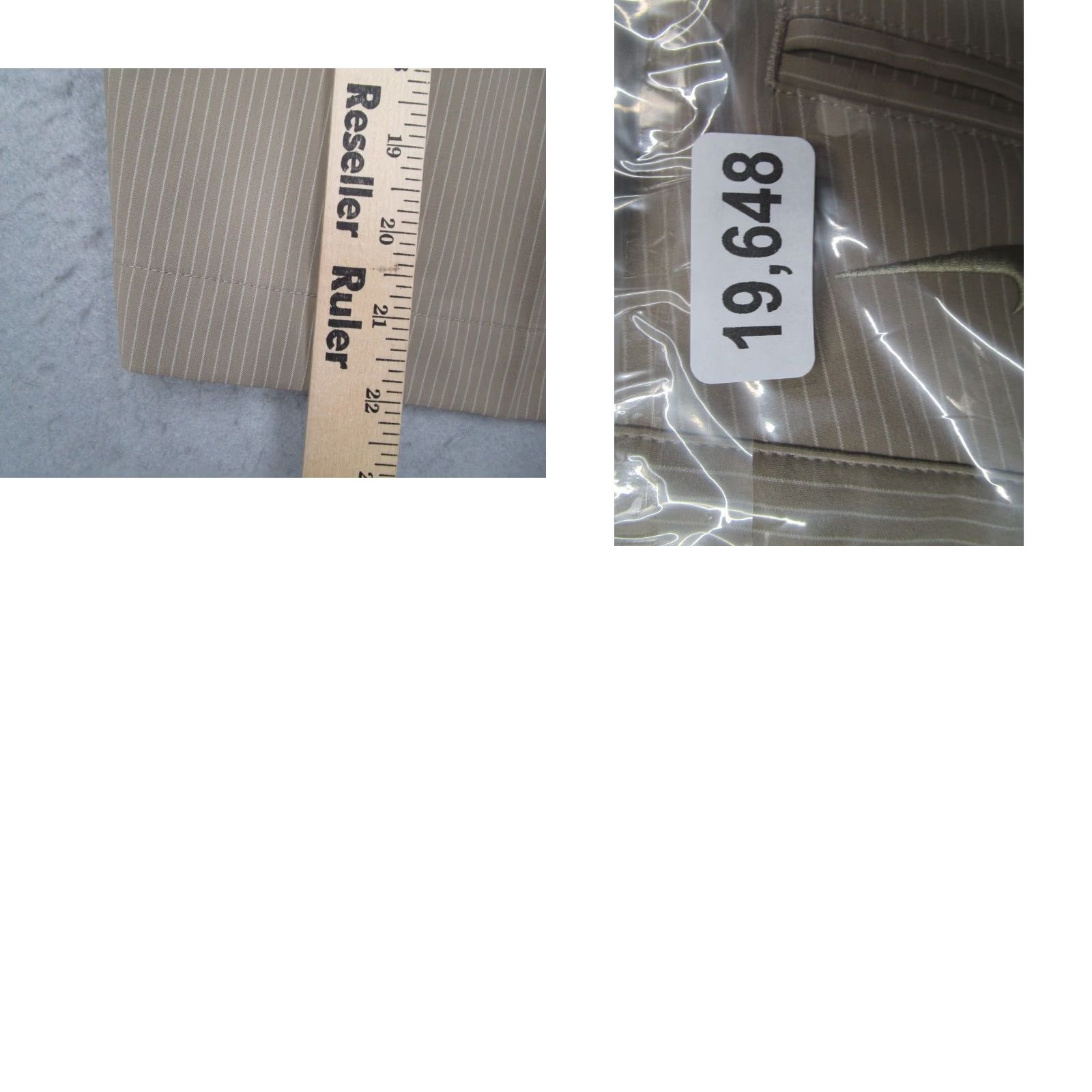 Nike Nike Golf Shorts Mens 34 Beige Dri-Fit Pinstripe Hybrid 11" Golfing Performance Size US 34 / EU 50 - 8 Thumbnail