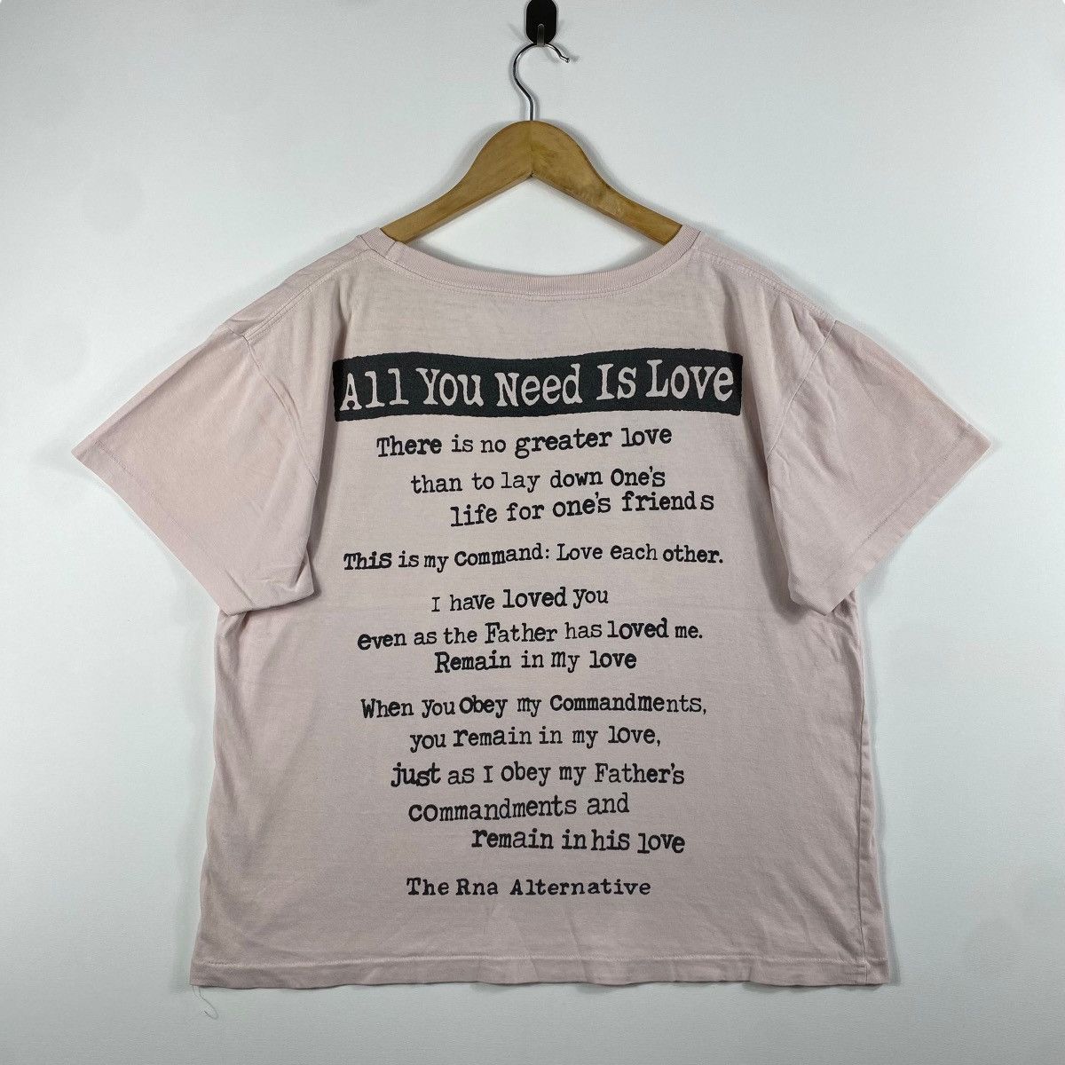 If Six Was Nine × Japanese Brand RNA ALTERNATIVE All You Need Is Love Jesus Graphic Tee Shirt Size US M / EU 48-50 / 2 - 4 Thumbnail