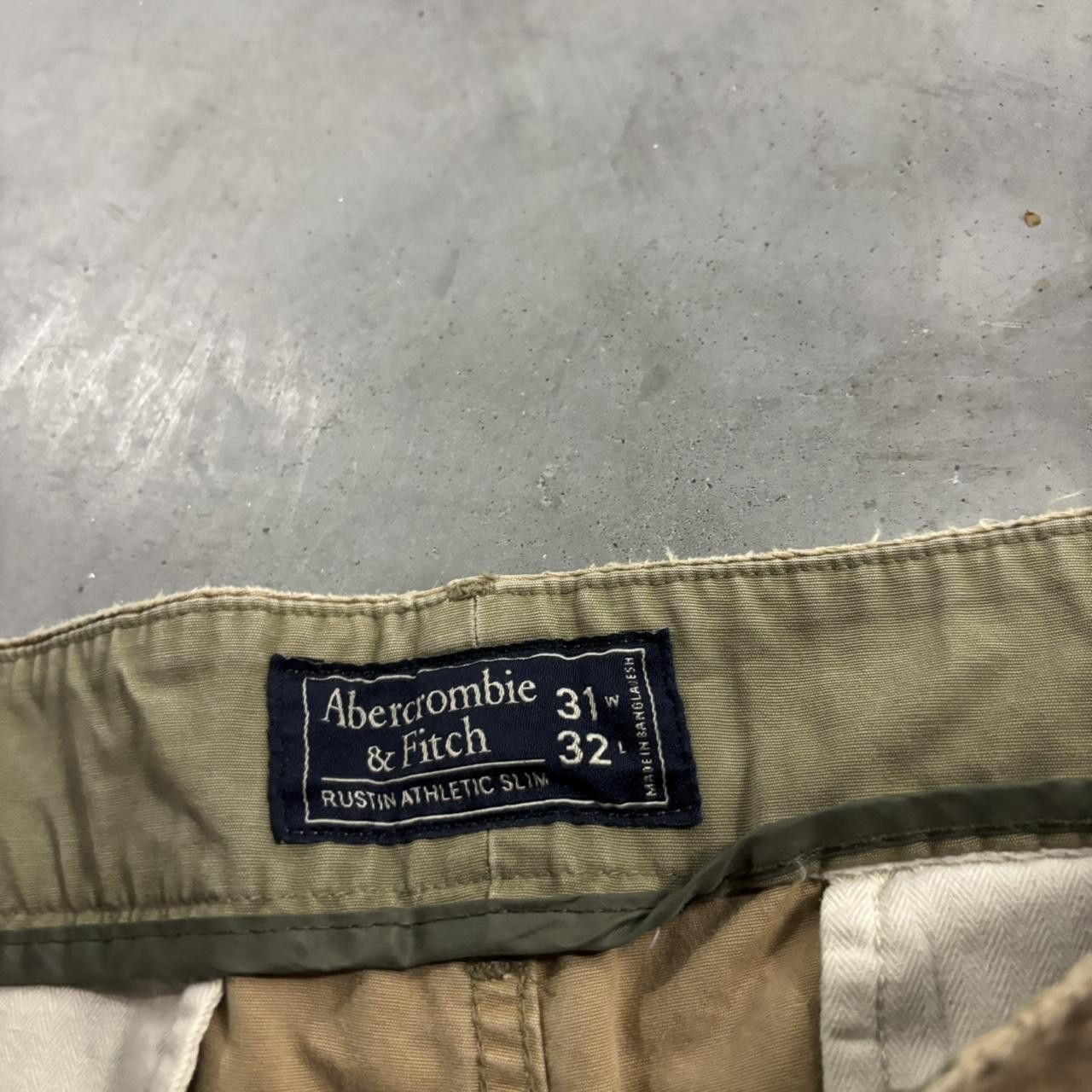 Abercrombie & Fitch Crazy Vintage Y2K/2000s Grunge Tan Abercrombie & Fitch Cargo Pants! 31x30 Size US 31 - 7 Thumbnail