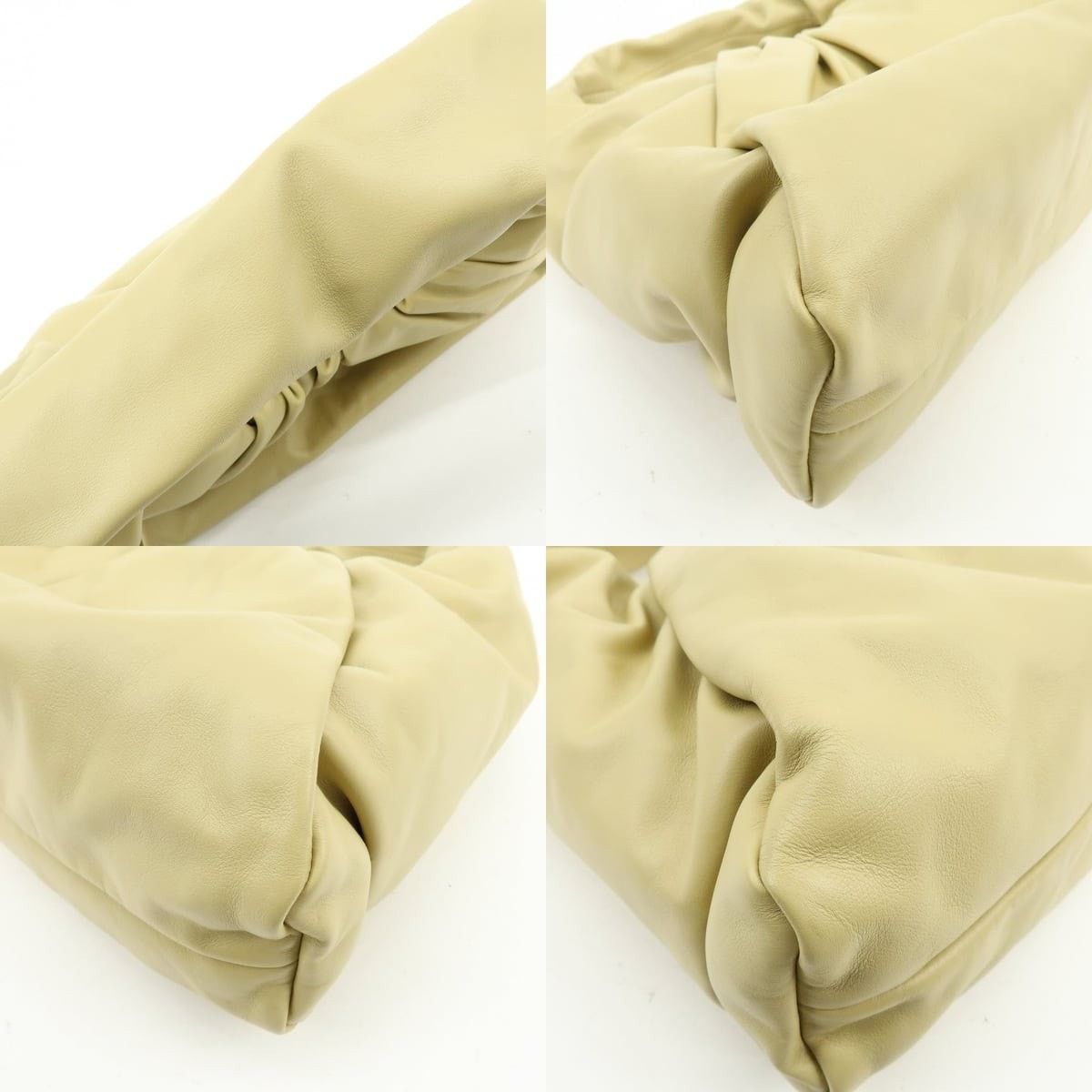 Bottega Veneta Bottega Veneta The Shoulder Pouch Lambskin Bag Yellow Size ONE SIZE - 4 Thumbnail