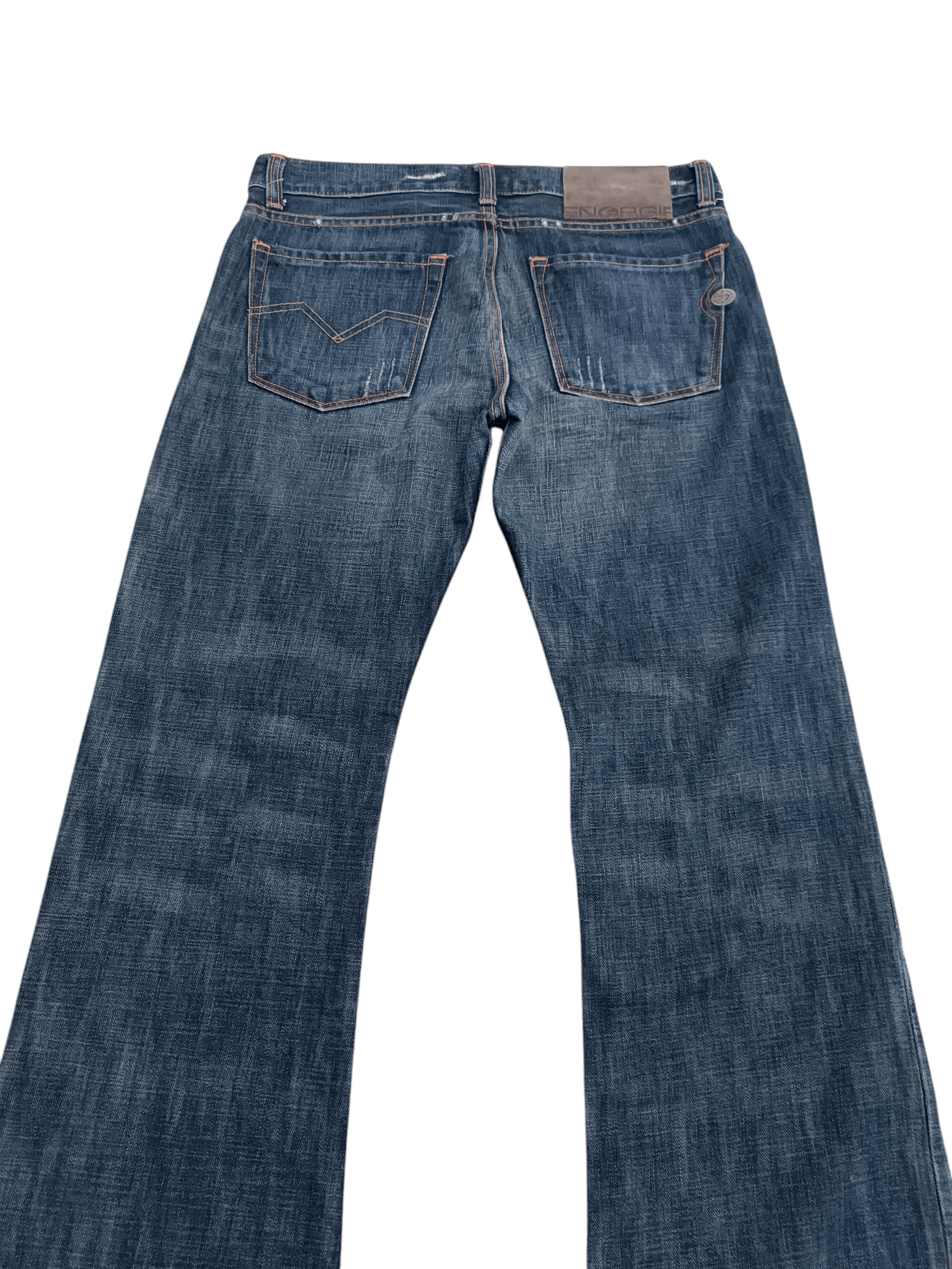 Energie Flare Jeans Energie Distress Faded Boot Cut Y2k Size US 34 / EU 50 - 18 Thumbnail