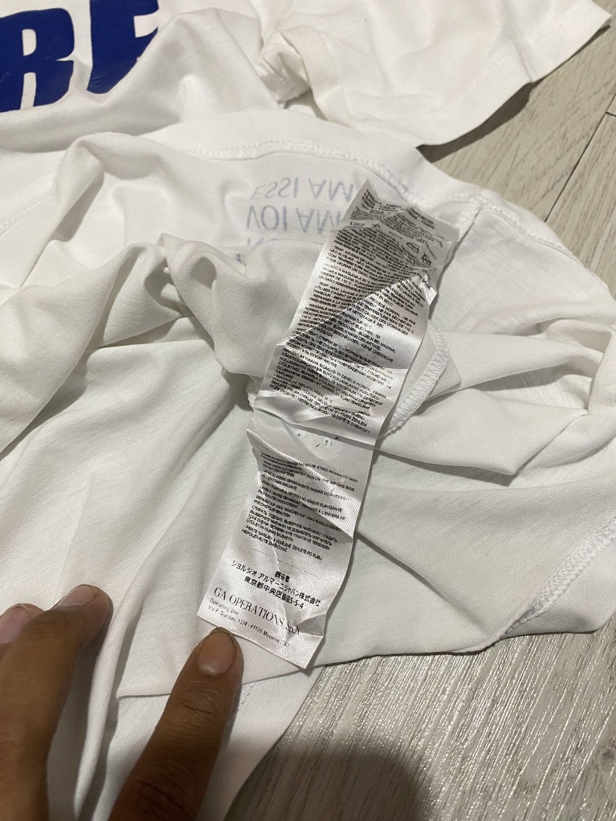 Armani Exchange 2000s armani exhange amare to love pima cotton tshirt Size US M / EU 48-50 / 2 - 5 Thumbnail