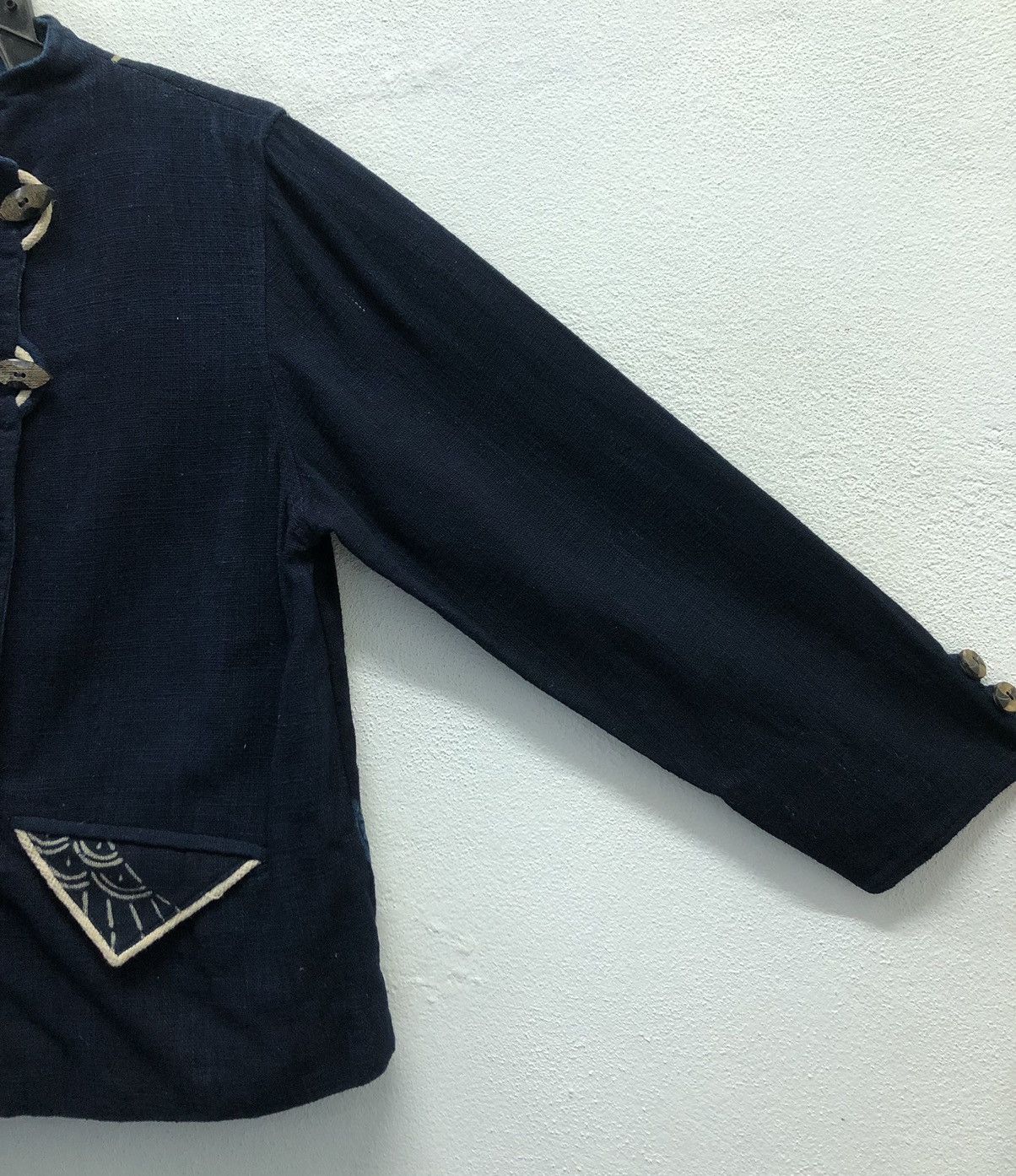 Indigo Loco Blue Works Indigo Dyed Crane Jacket Natural Indigo Size L / US 10 / IT 46 - 10 Thumbnail