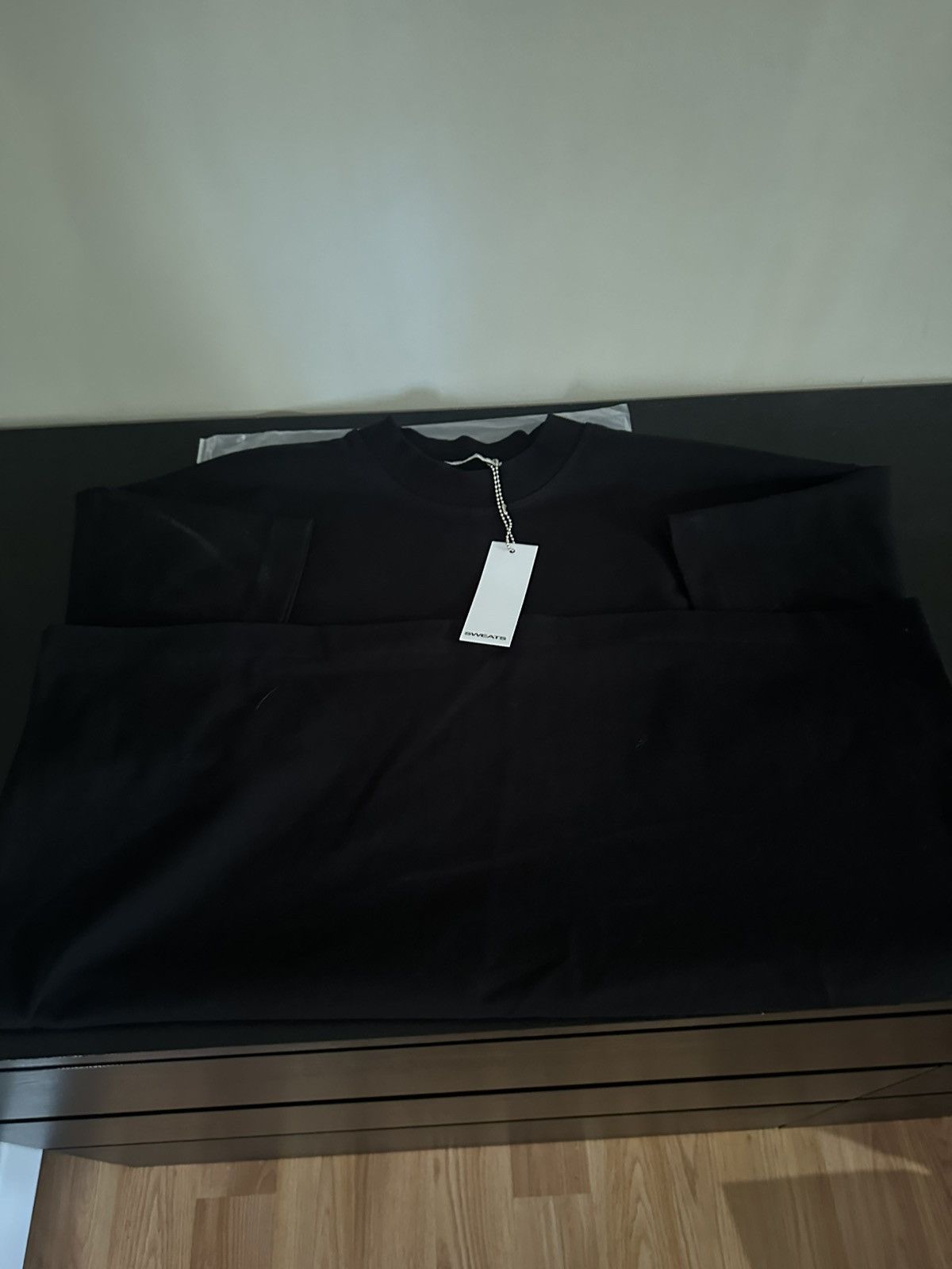 Vintage SIGNATURE BLANK T-SHIRT - BLACK Size US M / EU 48-50 / 2 - 2 Thumbnail