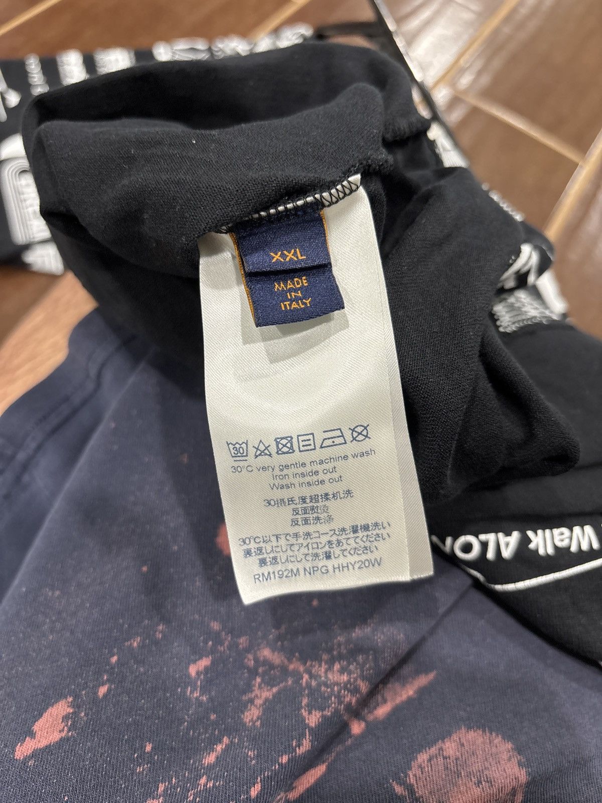 Louis Vuitton USED Louis Vuitton Virgil Abloh All Over Logo Tee Size XXL Size US XL / EU 56 / 4 - 8 Thumbnail