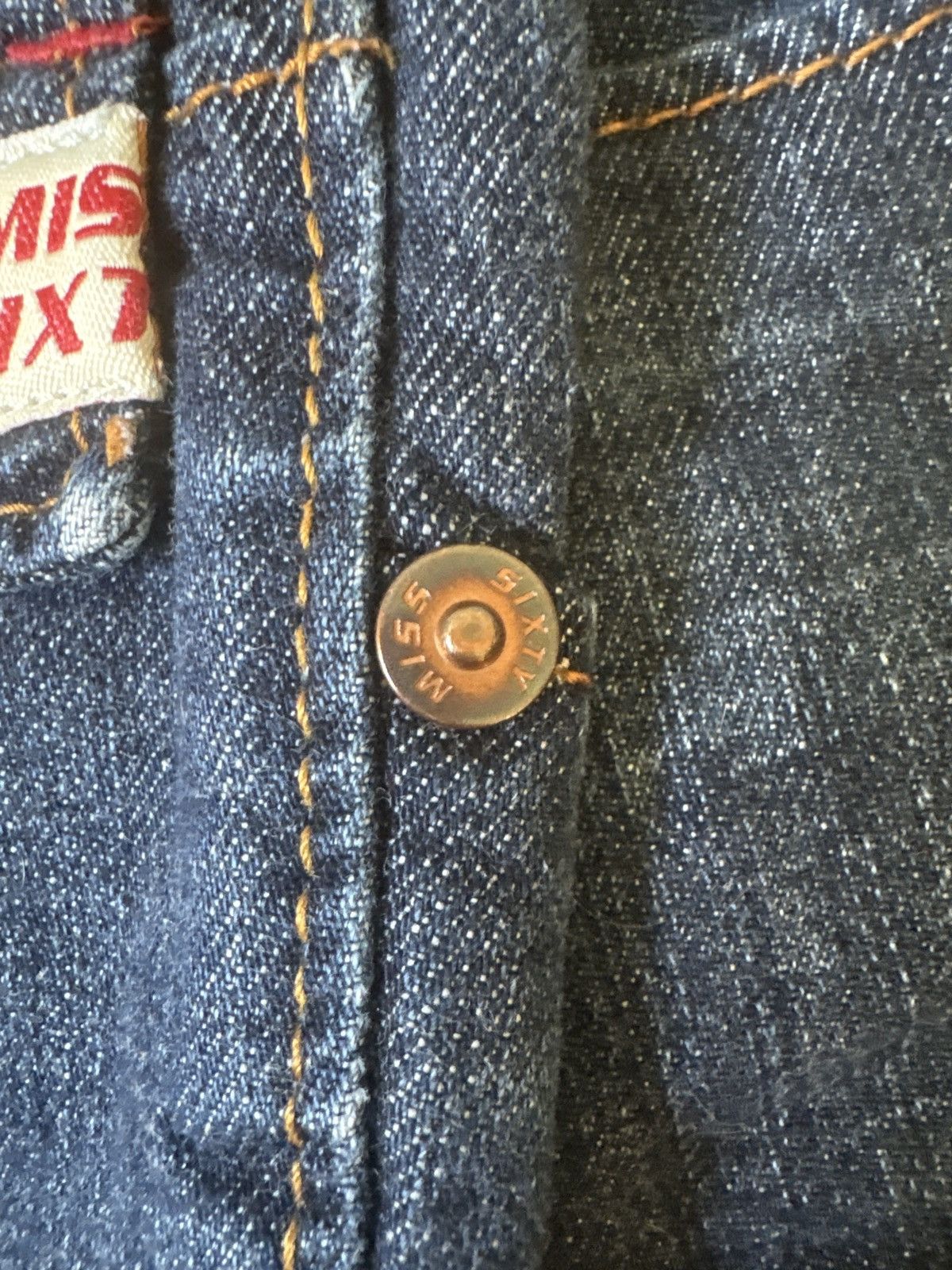 Miss Sixty Vintage Miss Sixty Oversized Button Low Rise Y2K Denim Short Size 29" - 10 Thumbnail