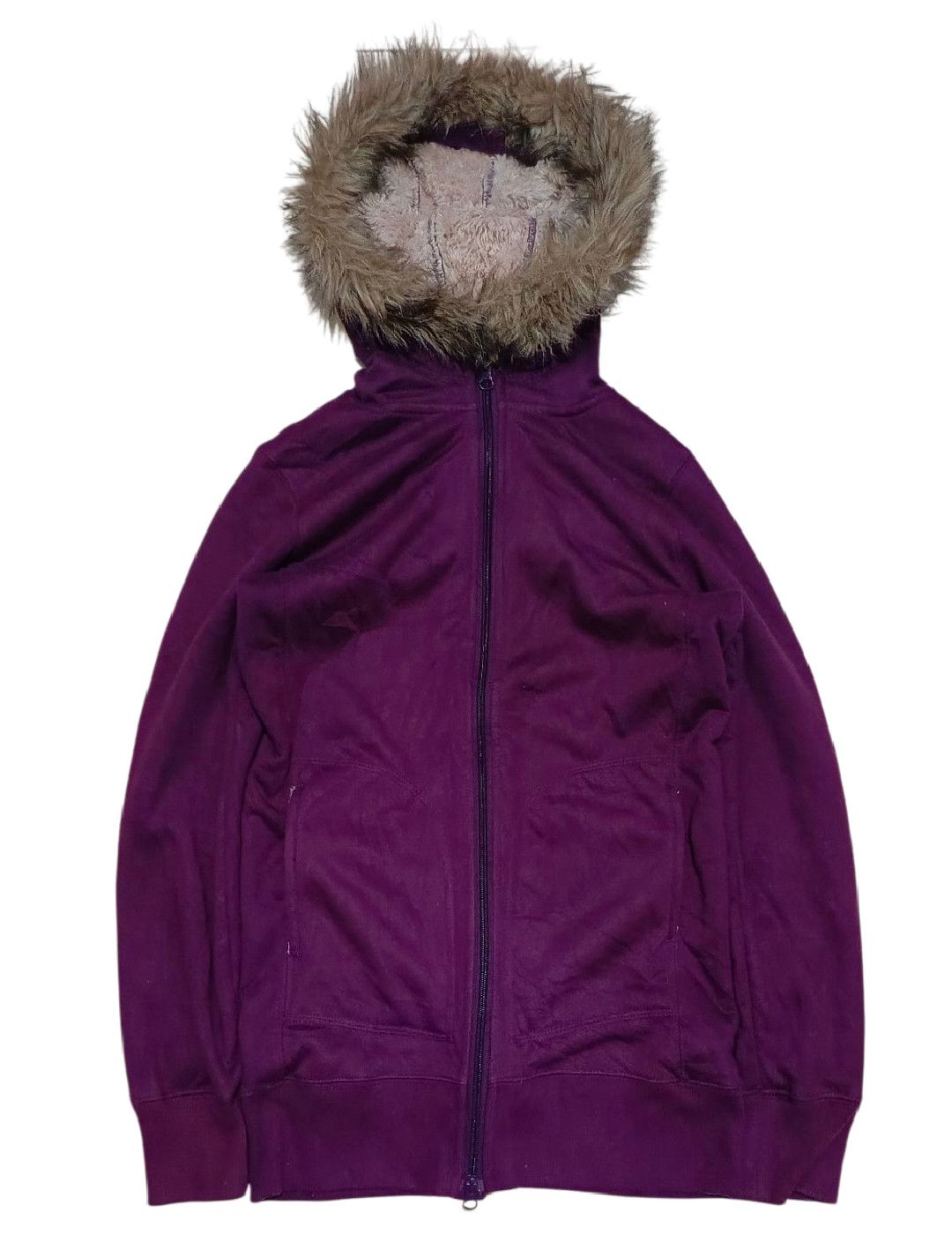 Japanese Brand Y2K Fur Flacce Hoodie Zip 2 Ifsixwasnine Lgb Style Size US S / EU 44-46 / 1 - 2 Thumbnail