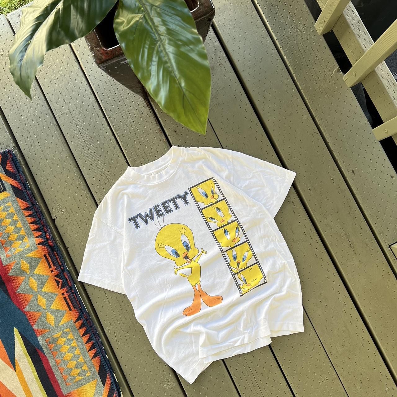 Vintage Vintage Tweety Bird Shirt Size US L / EU 52-54 / 3 - 3 Thumbnail