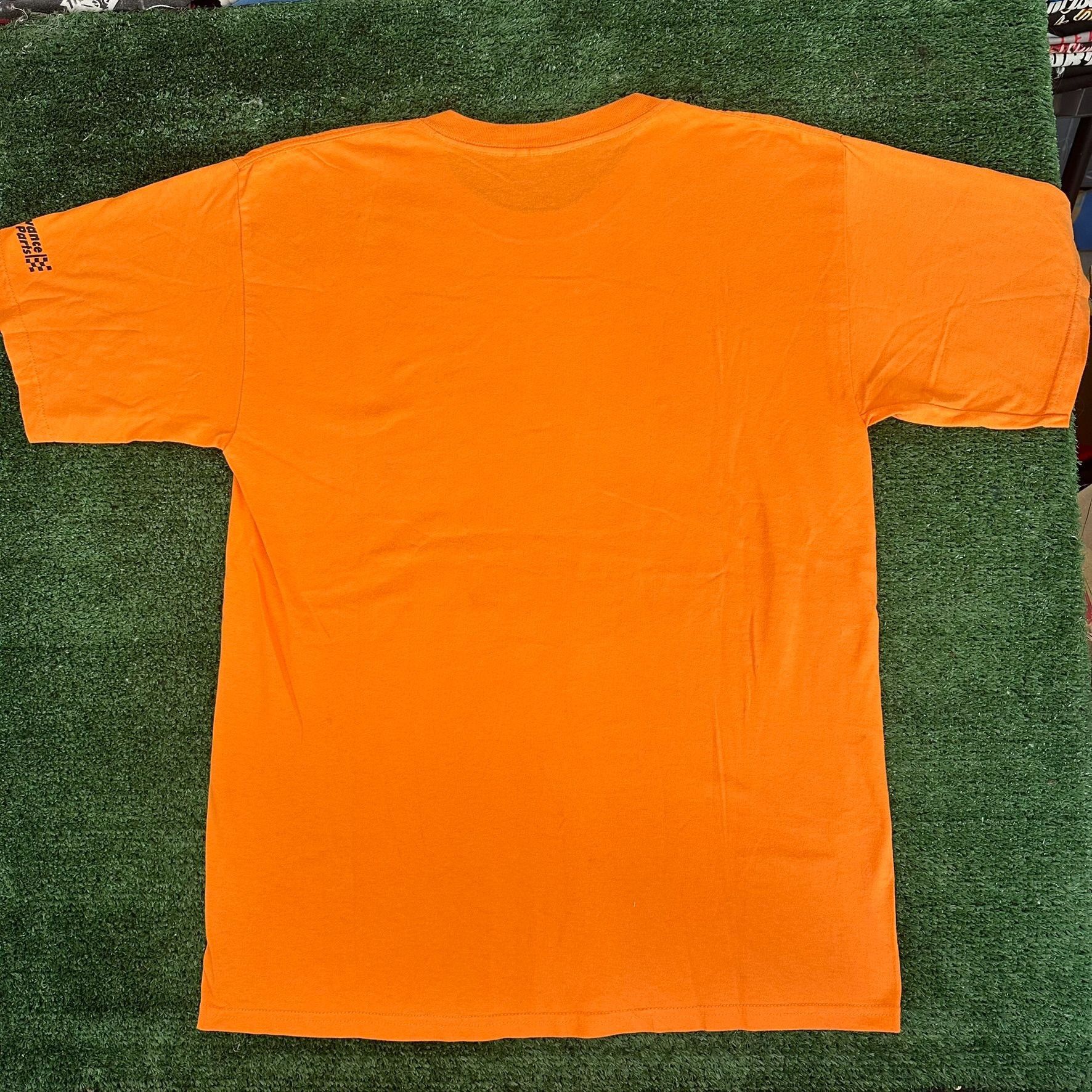 Vintage Vintage Y2K Moonshine Rod Run Car Show T-Shirt Orange L Clas Size US L / EU 52-54 / 3 - 6 Thumbnail
