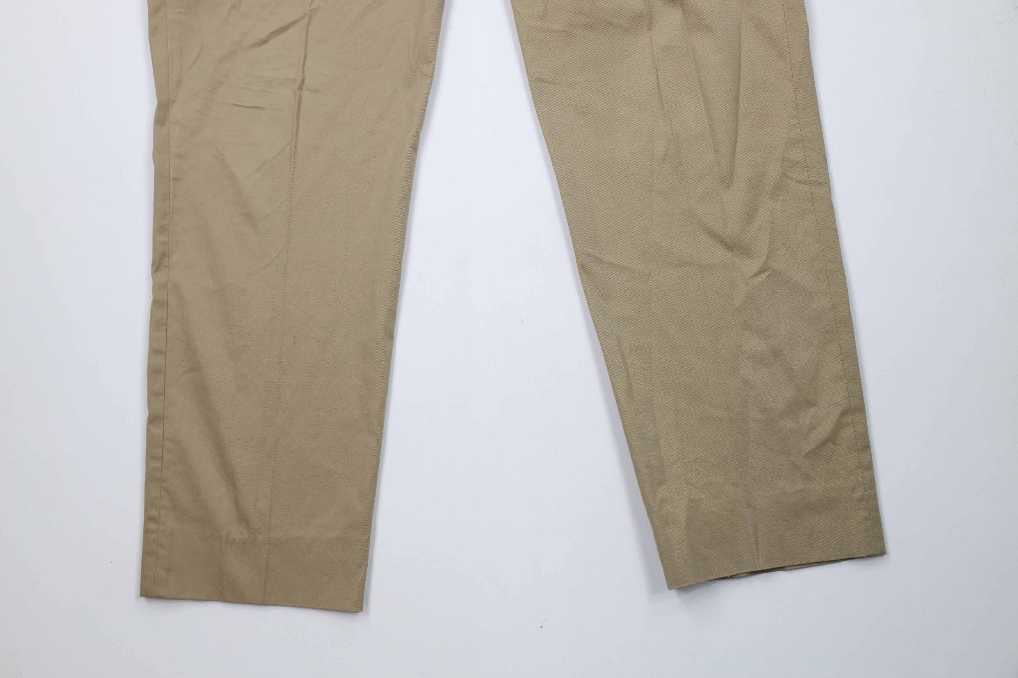 J.Crew × Vintage J Crew Bowery Classic Fit Flat Front Chino Pants Beige Size US 36 / EU 52 - 4 Thumbnail