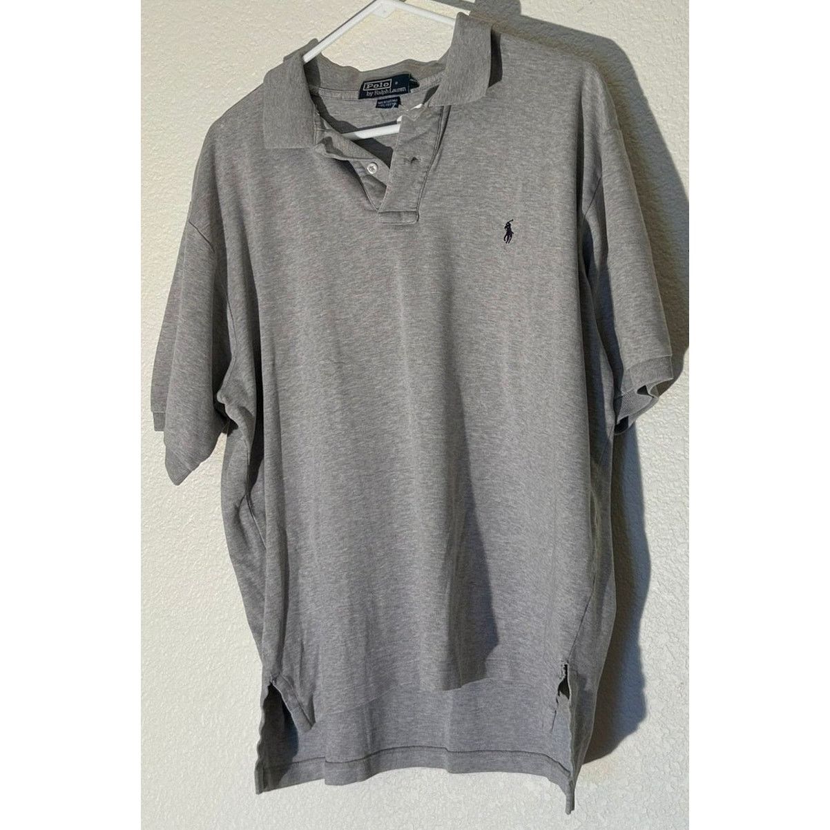Polo Ralph Lauren Polo Ralph Lauren Men's Large Grey Shirt - Classic Style Size US L / EU 52-54 / 3 - 3 Thumbnail