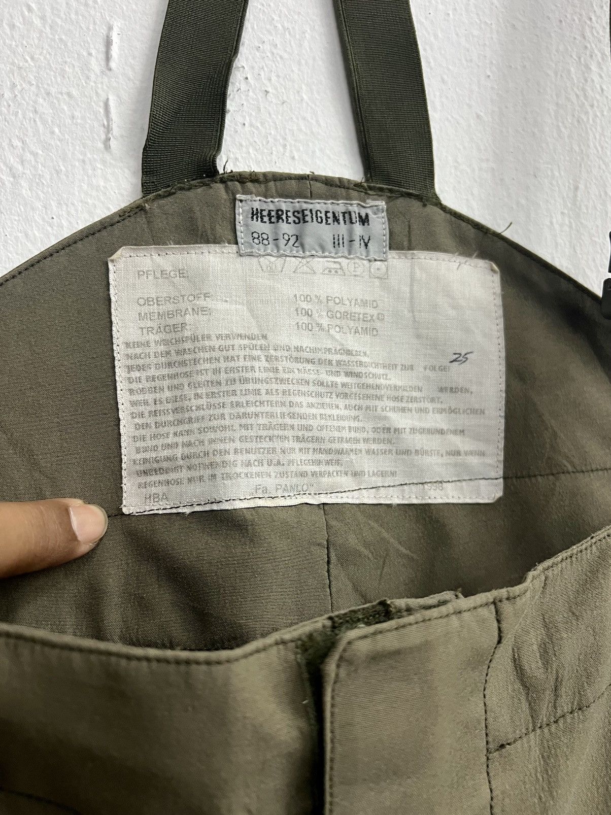 Goretex VINTAGE HBA OG MILITARY GORETEX OVERALL Size US 34 / EU 50 - 6 Thumbnail