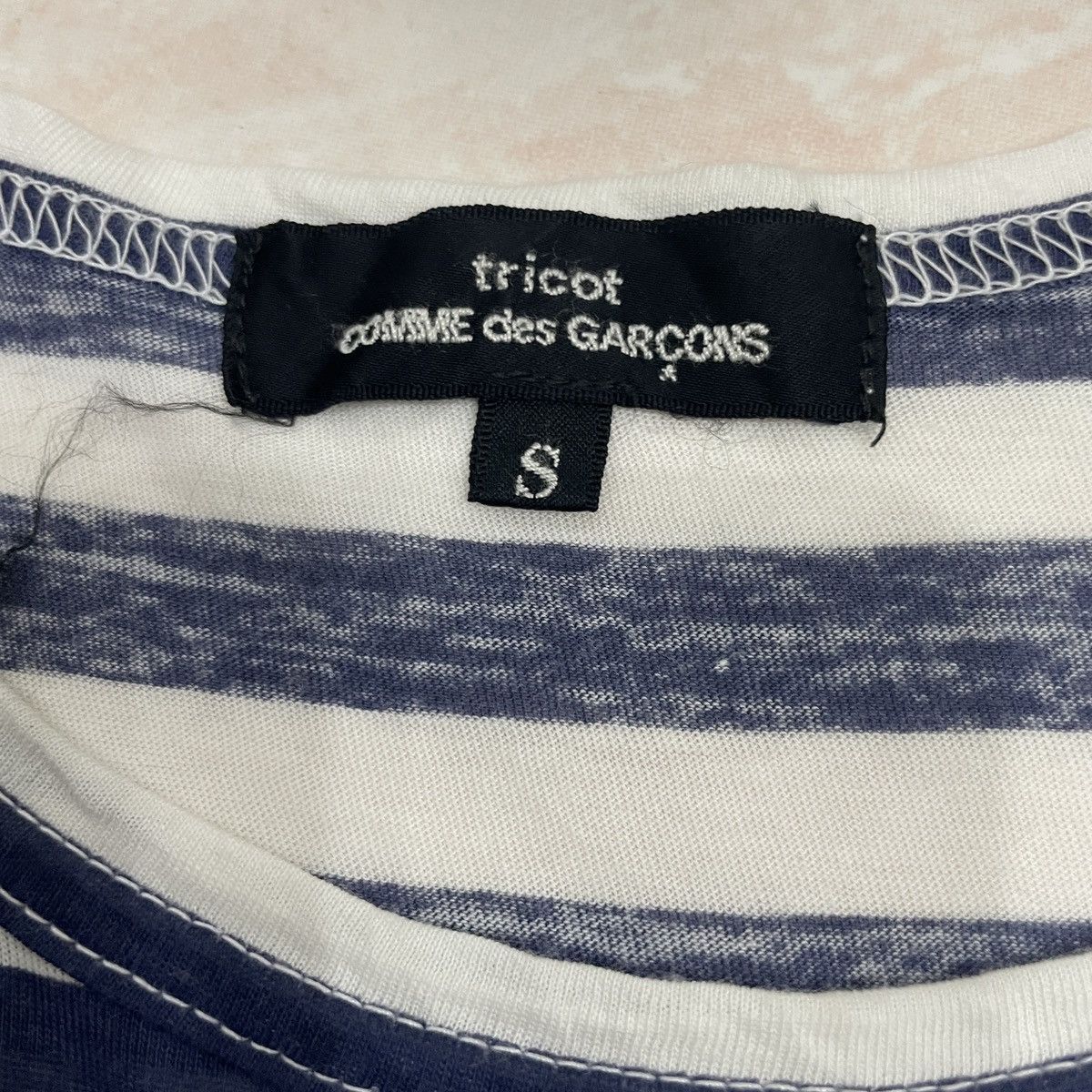Comme des Garcons Vintage Comme Des Garcons Tricot Stripe Short Sleeve Size M / US 6-8 / IT 42-44 - 5 Thumbnail