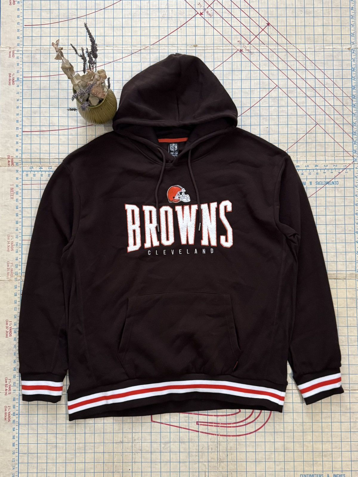 NFL NWOT NFL Team Apparel Cleveland Browns Hoodie Size XXL Mens Size US XXL / EU 58 / 5 - 2 Thumbnail