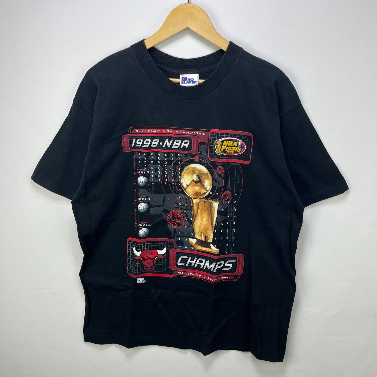 Pro Player Vintage 90s Chicago Bulls NBA Champions Finals 1998 T-Shirt Size ONE SIZE - 1 Thumbnail