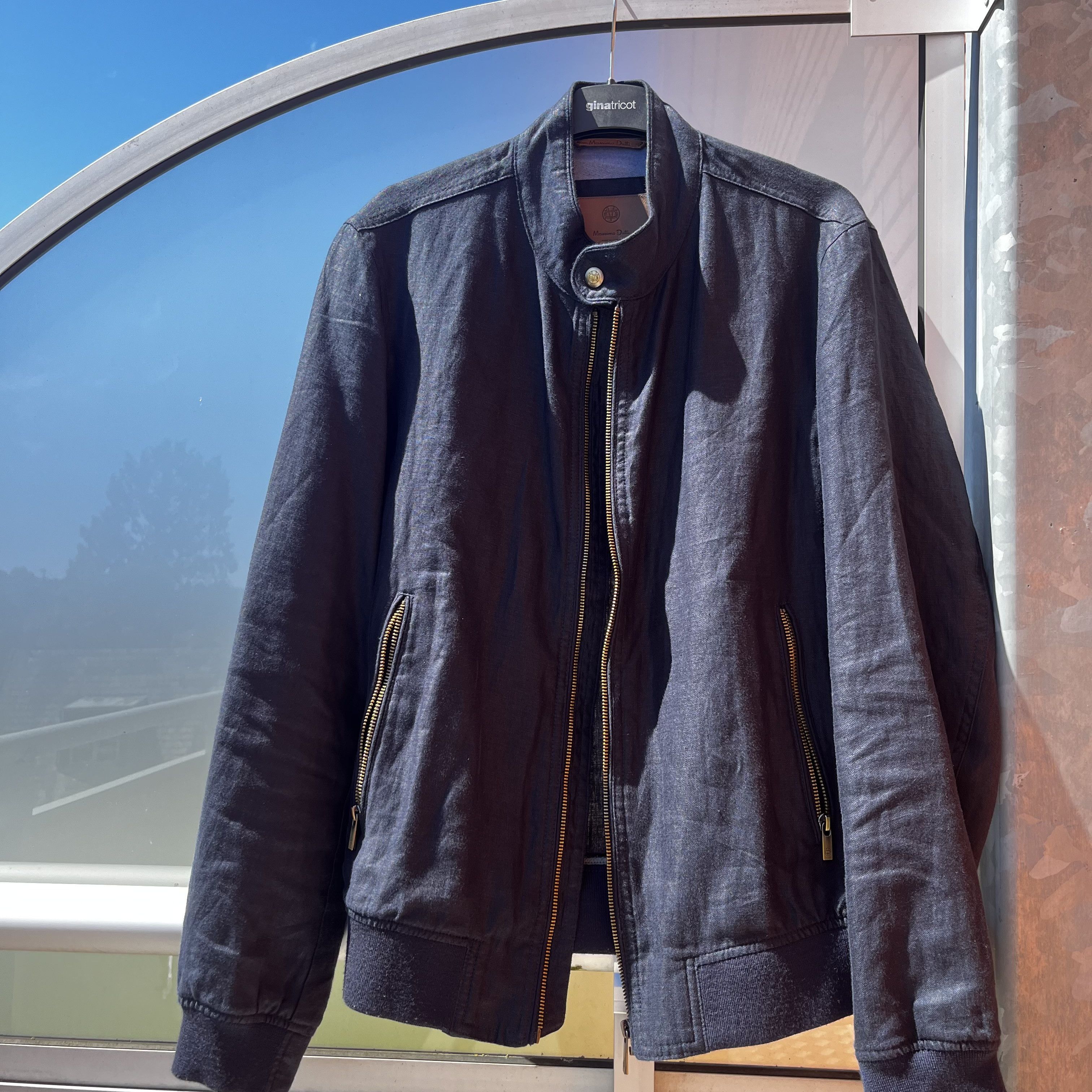 Massimo Dutti Linen Bomber 3476/101/401 Size US M / EU 48-50 / 2 - 3 Thumbnail