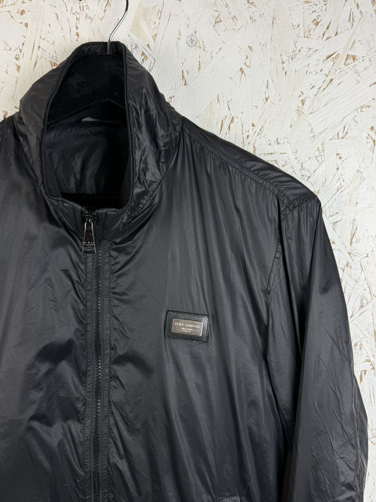 Dolce & Gabbana Dolce & Gabbana Metal Logo Lightweight Jacket Black Size 44 Size US S / EU 44-46 / 1 - 2 Thumbnail