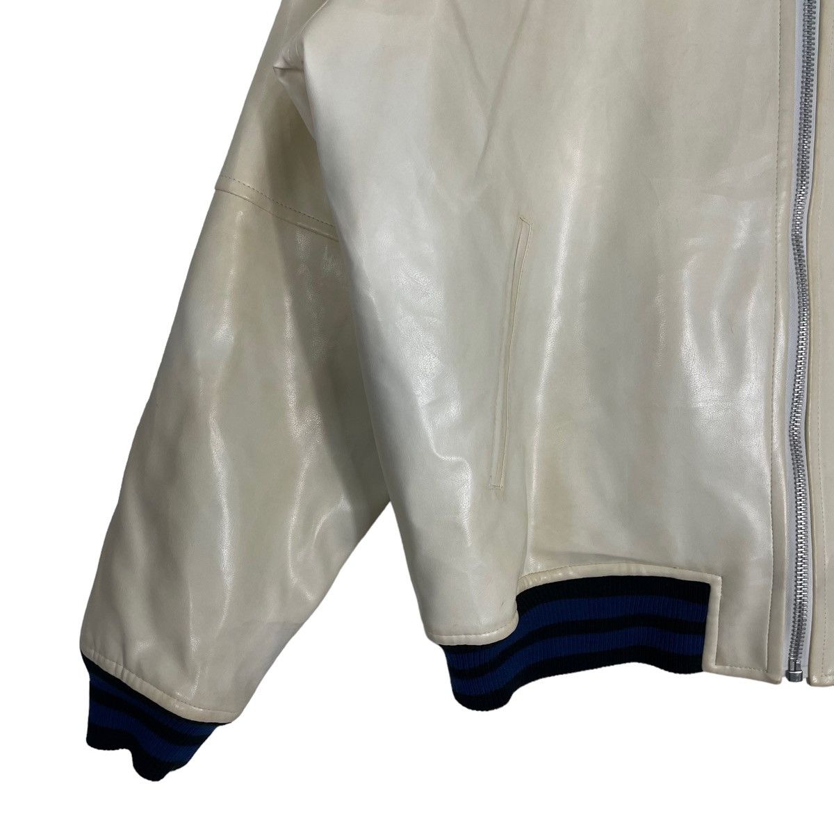 MLB × New York Yankees 💥NEW YORK YANKEES PU LEATHER BOMBER JACKET Size US L / EU 52-54 / 3 - 4 Thumbnail