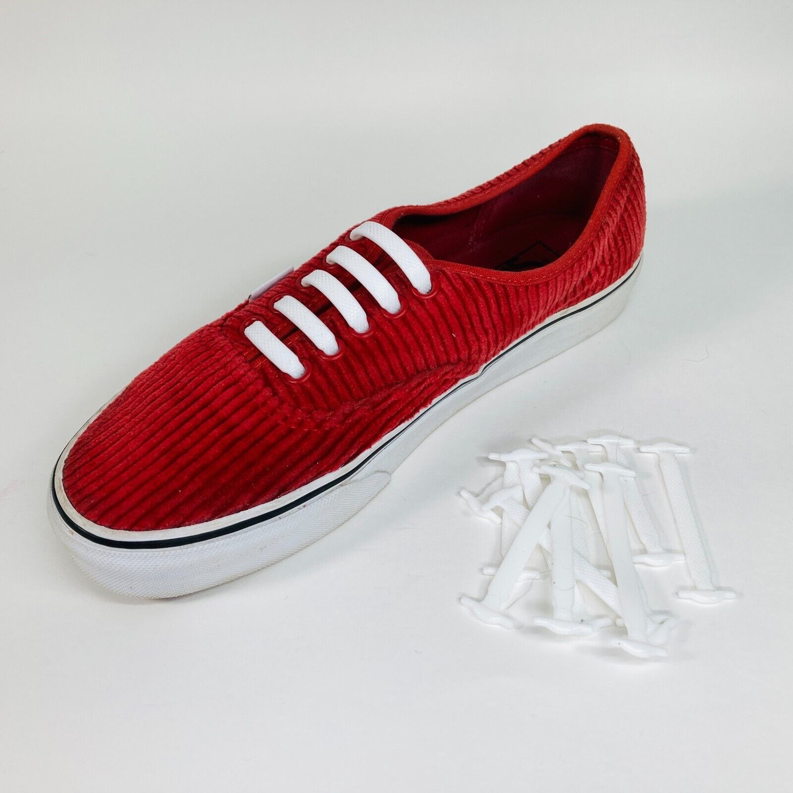 Vans Vans Authentic Corduroy Rumba Red Skate Shoes, Size 7 US Men Size US 7 / EU 40 - 13 Thumbnail