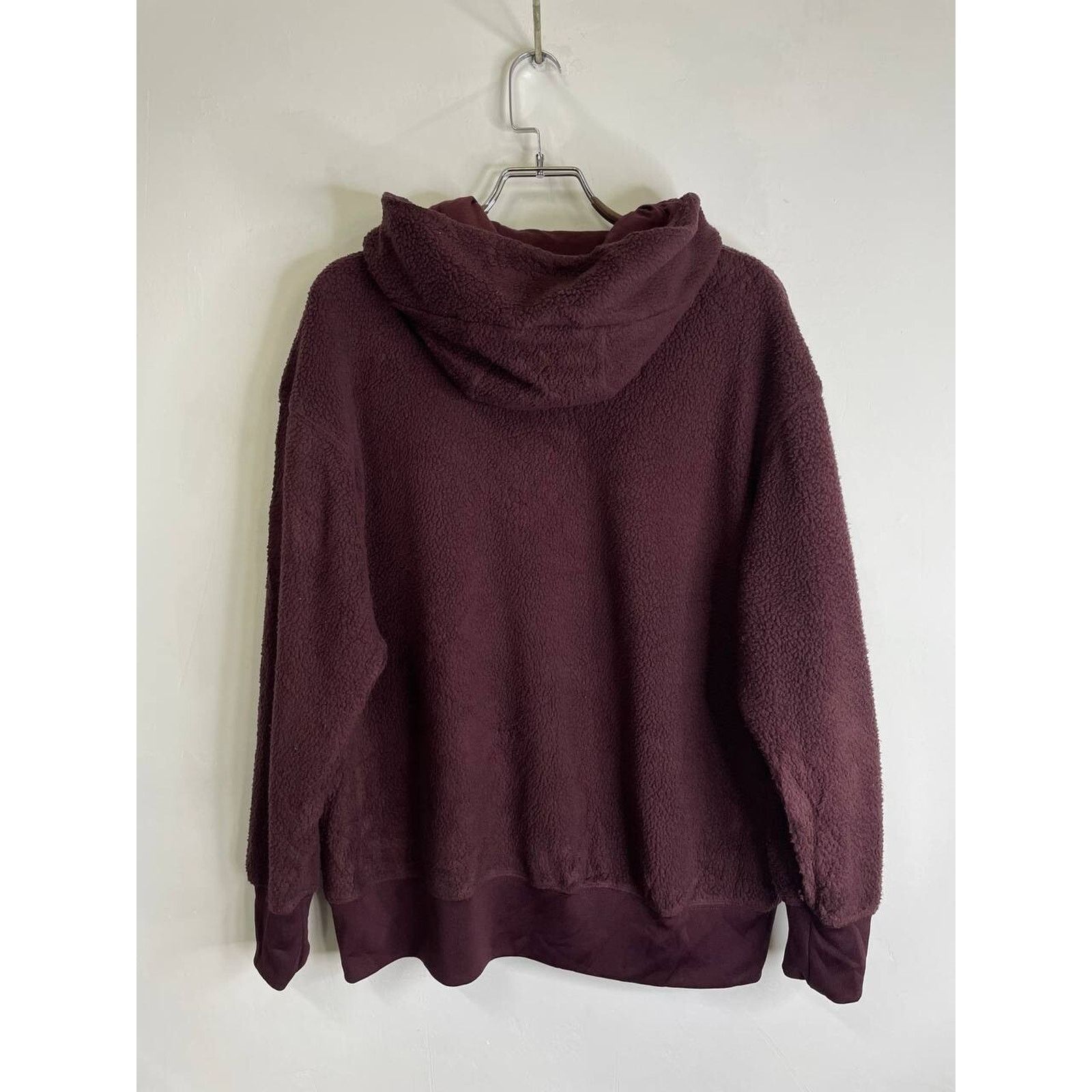 Nike Vintage Nike Maroon Sherpa Fleece Hoodie Pullover Size M Size US M / EU 48-50 / 2 - 6 Thumbnail