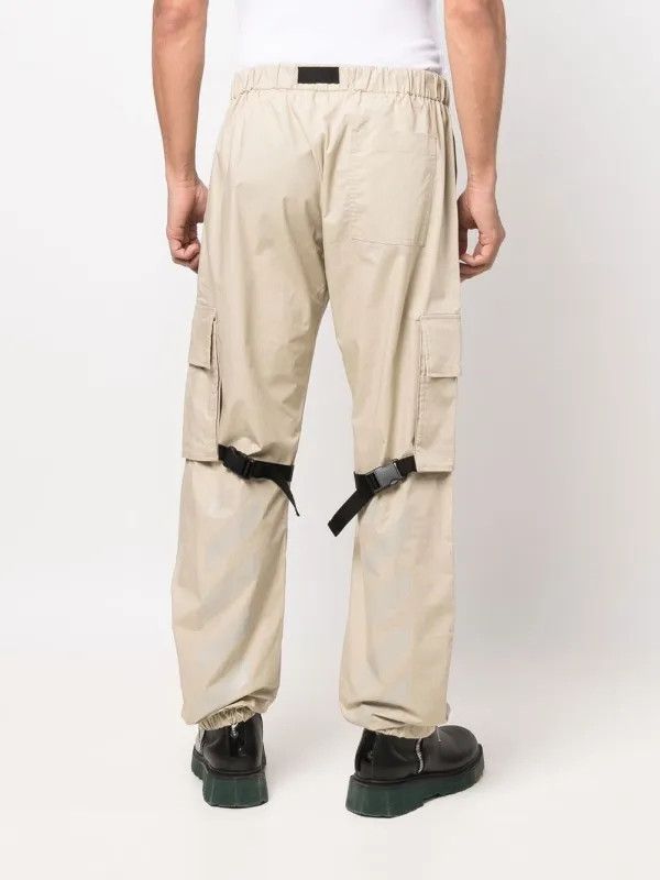 Off-White o1gr1nt0125 Diag Tab Cotton Cargo Pant in Dark Sand Size US 28 / EU 44 - 4 Thumbnail