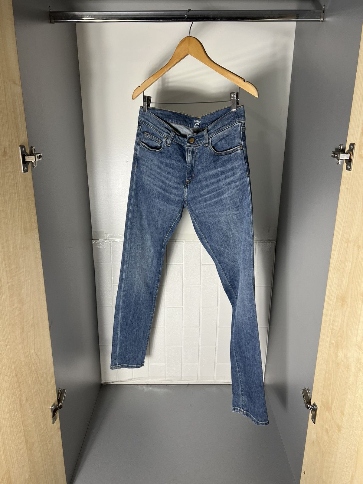 Carhartt VINTAGE CARHARTT WIP REBEL SKINNY DENIM JEANS CASUAL Y2K 90s Size US 30 / EU 46 - 3 Thumbnail