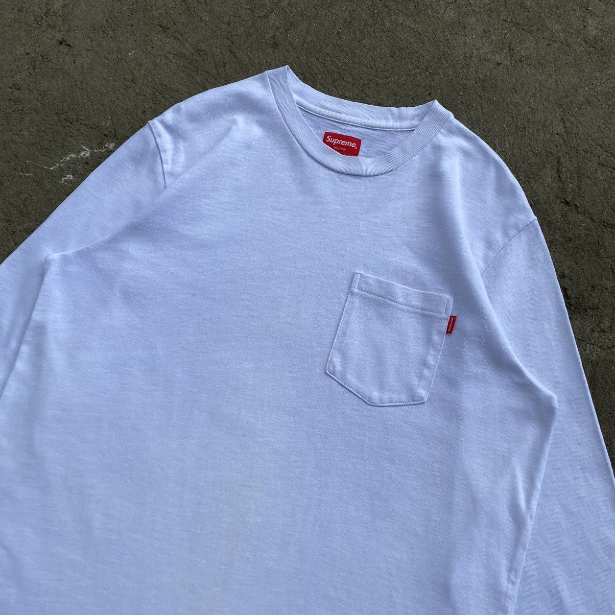 Supreme Supreme White Pocket Longsleeves Size US M / EU 48-50 / 2 - 4 Thumbnail