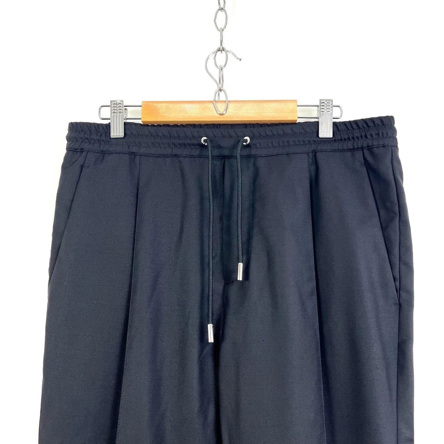 Dior Dior Black Drawstring Mid-Rise Knit Sweatpants. Size US 30 / EU 46 - 3 Thumbnail