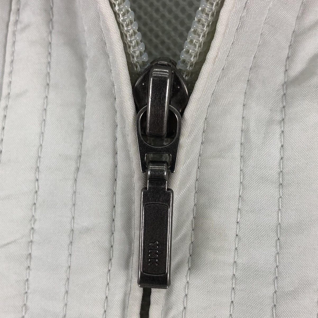 Japanese Brand × Vintage Vintage 90's First Down Zipper Nylon Light Jacket Size US L / EU 52-54 / 3 - 11 Thumbnail