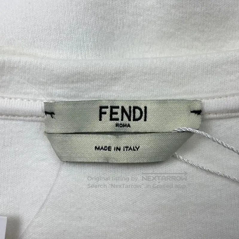 Fendi Fendi Women's White Nylon Sweatshirt with Unique Detail . Size M / US 6-8 / IT 42-44 - 7 Thumbnail