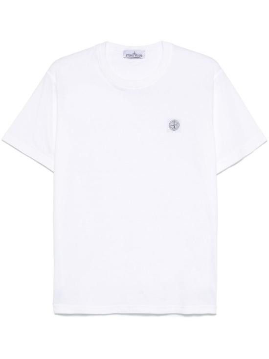 Stone Island STONE ISLAND Men T-Shirts 2100237S0057 V0001 White Size US XXL / EU 58 / 5 - 1 Thumbnail