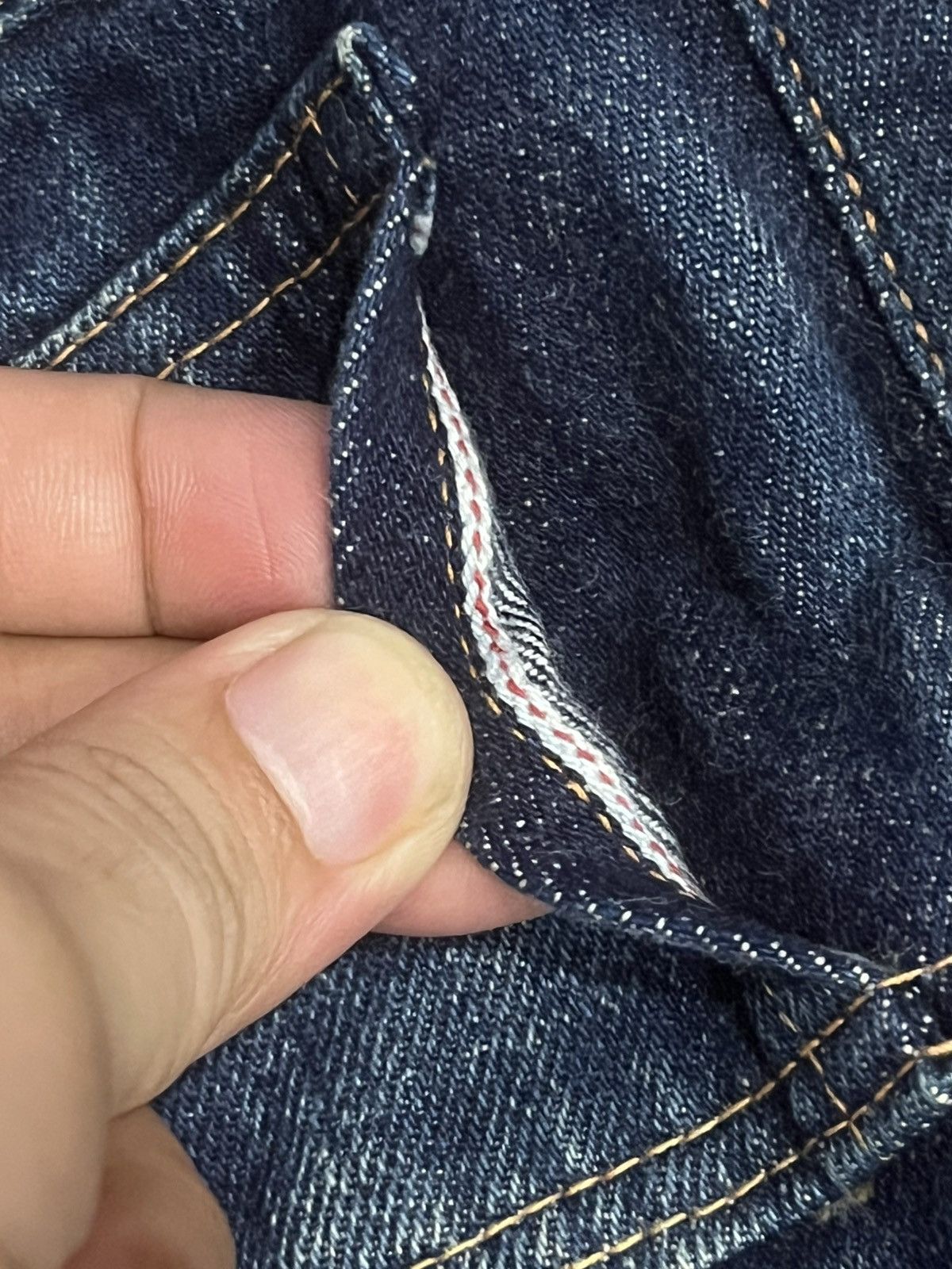 Levi's Vintage Clothing ⚡️Selvedge⚡️Vintage Levi’s LVC S501XX Big E Indigo Washed Jean Size US 34 / EU 50 - 7 Thumbnail