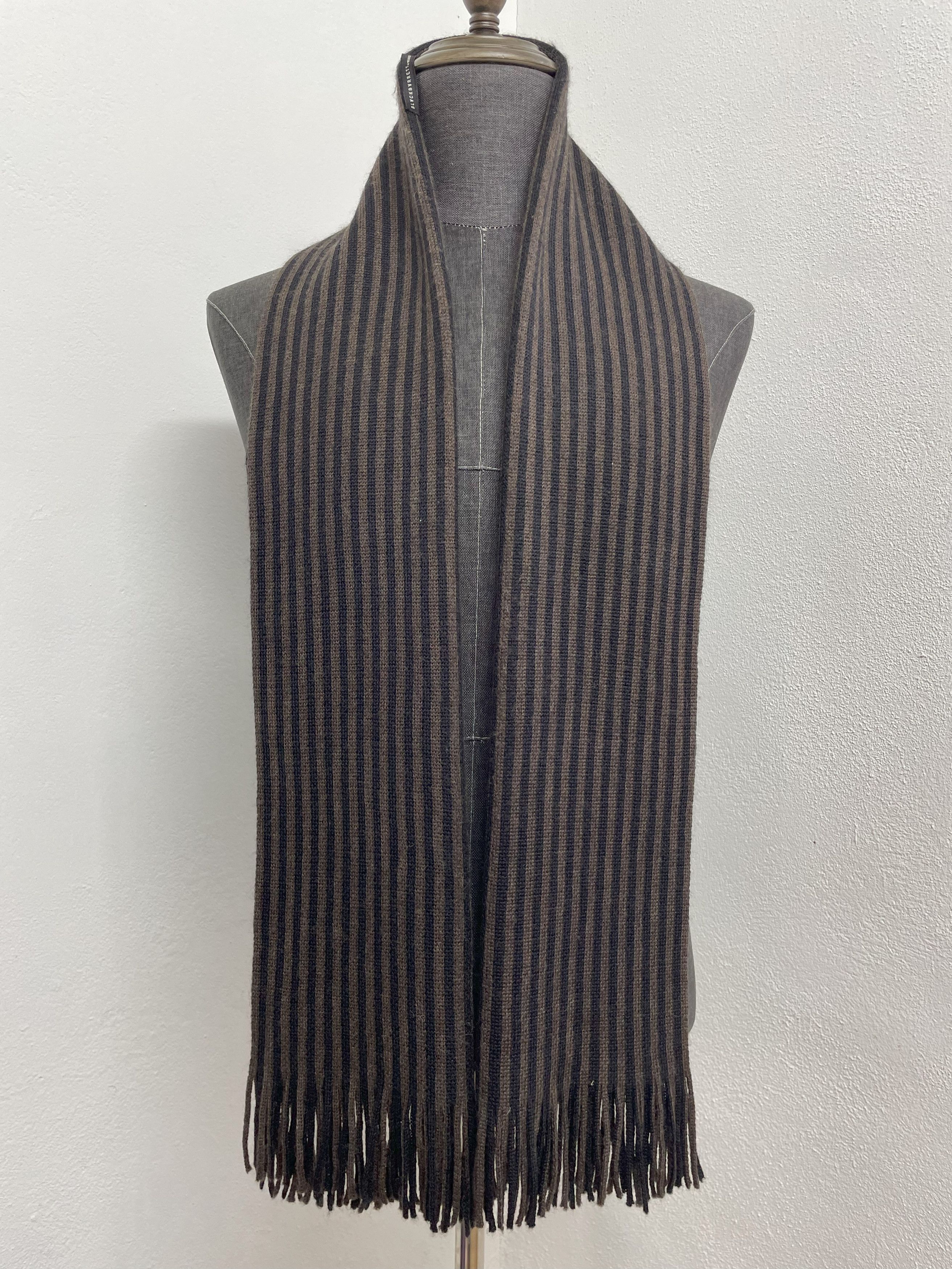 Black Barrett × Neil Barrett × Vintage Black Barrett by Neil Barrett Scarf / Muffler - 6135 Size ONE SIZE - 2 Thumbnail