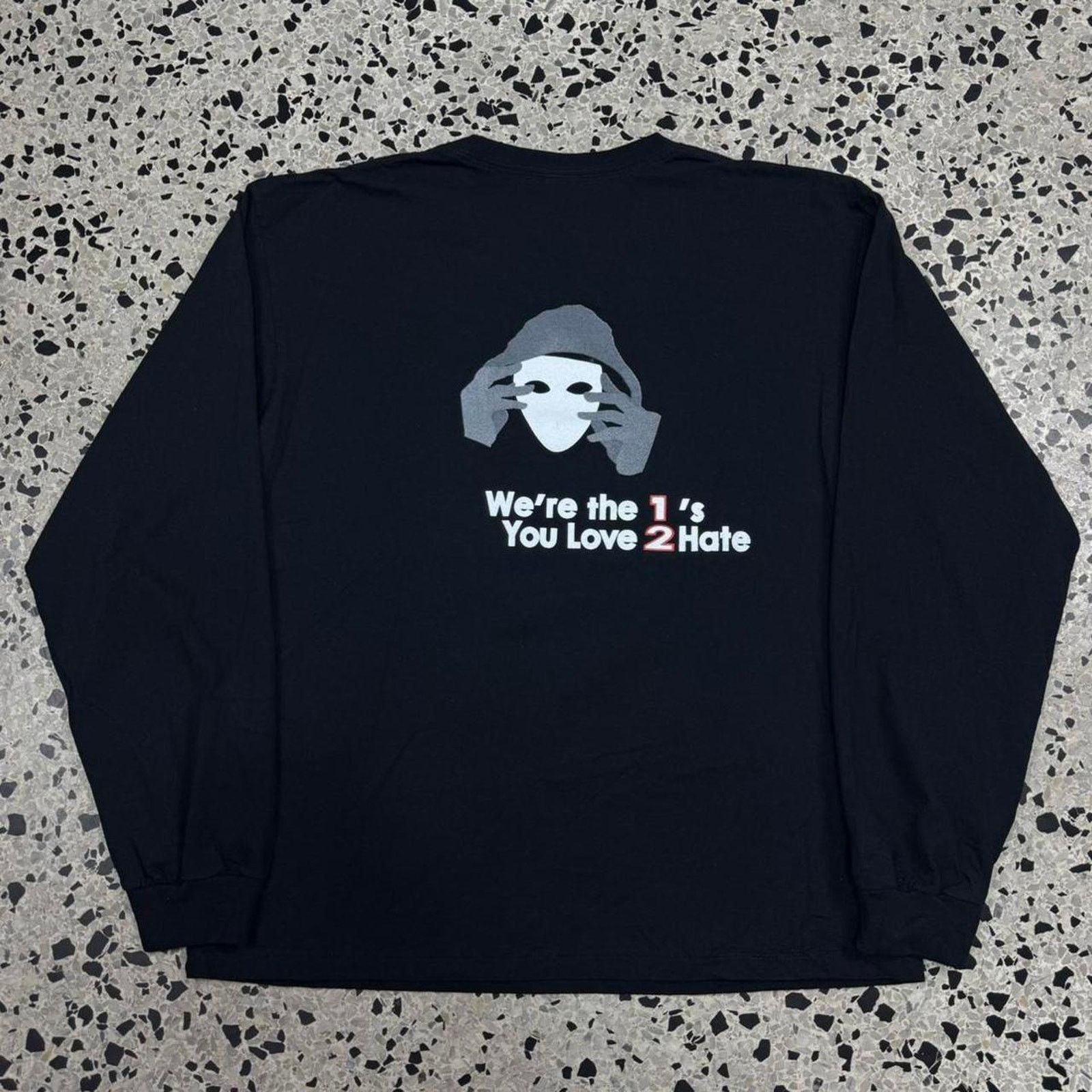 Anvil × Vintage VINTAGE Y2K JUNIOR JABBAWOKEEEZ LOVE2HATE LONGSLEEVE TEE: Size US XL / EU 56 / 4 - 4 Thumbnail