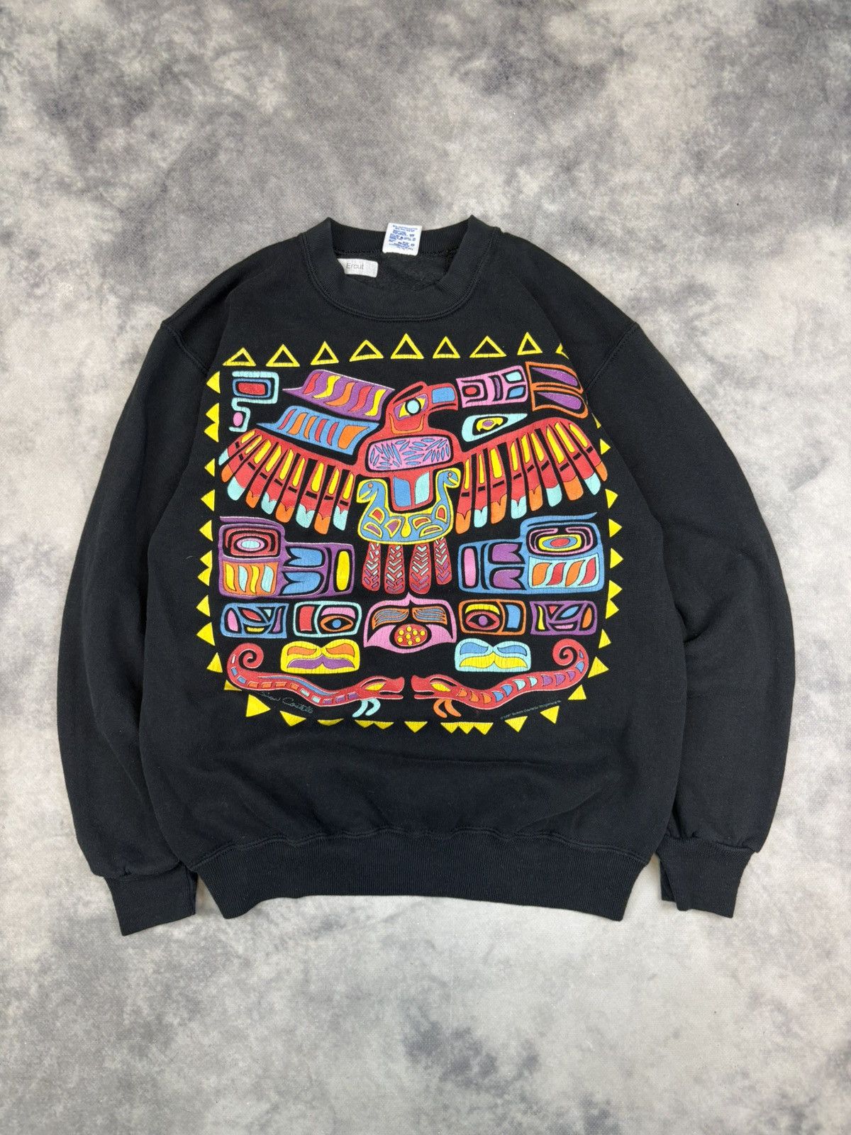 Vintage Susan Costello 1991 Alaska Mexico Navajo vintage sweatshirt Size US M / EU 48-50 / 2 - 1 Thumbnail