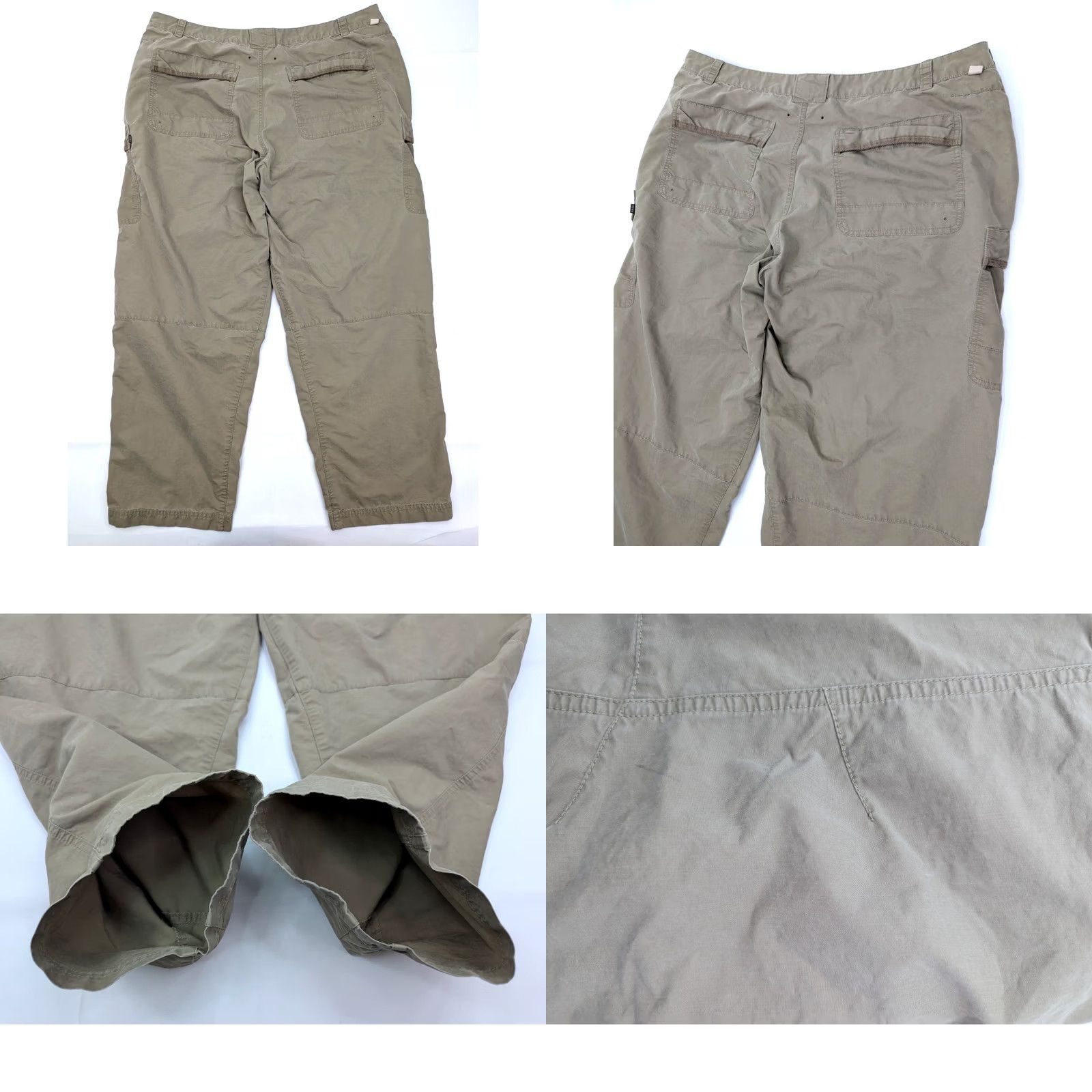 Vintage REI Mens Pants 39x29 Cargo Beige Lightweight Outdoor Hiking Nature Sports Size US 39 - 8 Thumbnail