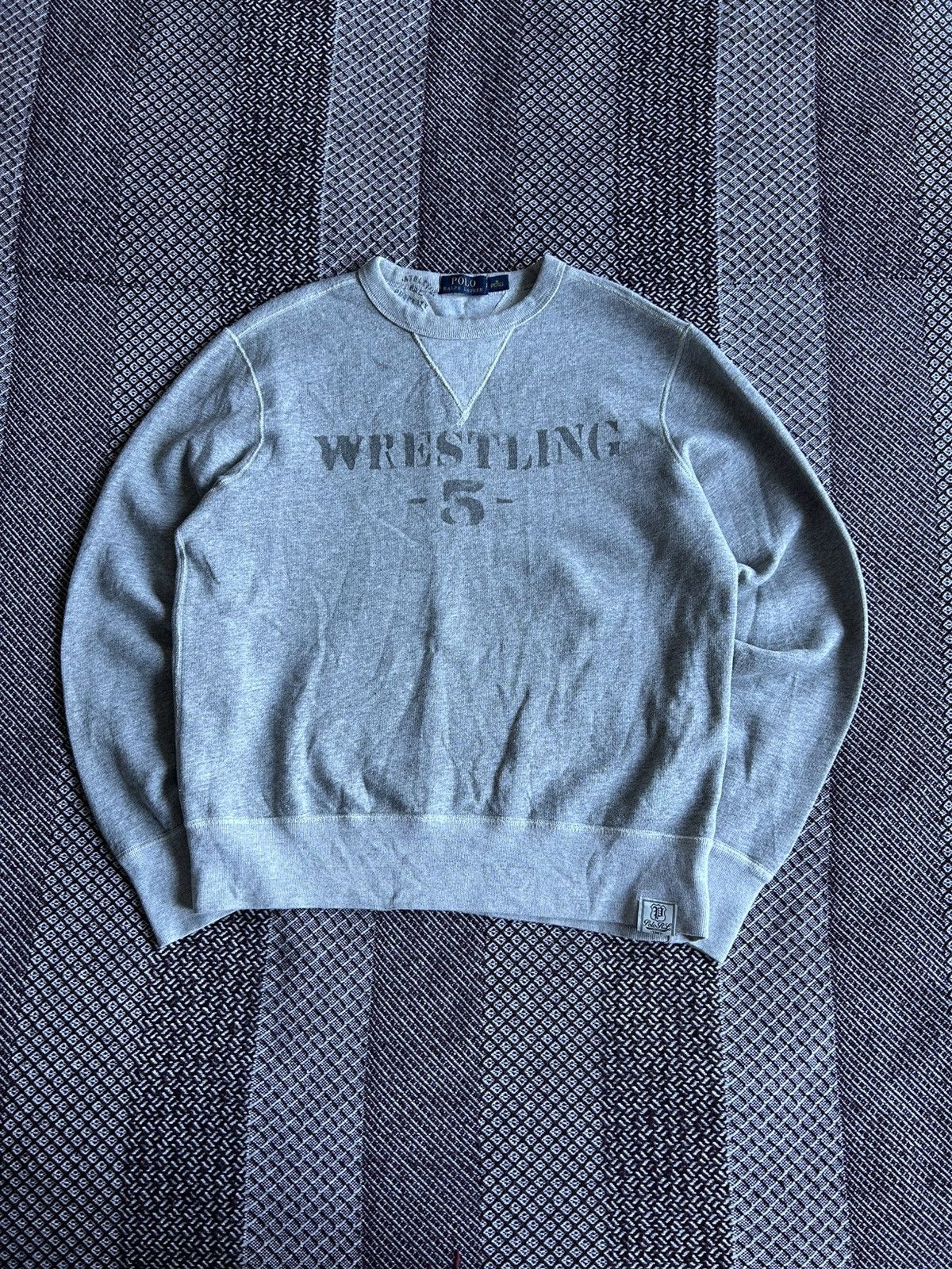 Polo Ralph Lauren × Vintage Vintage Polo Ralph Lauren Wrestling Heavy Sweatshirt Size M Size US M / EU 48-50 / 2 - 1 Thumbnail