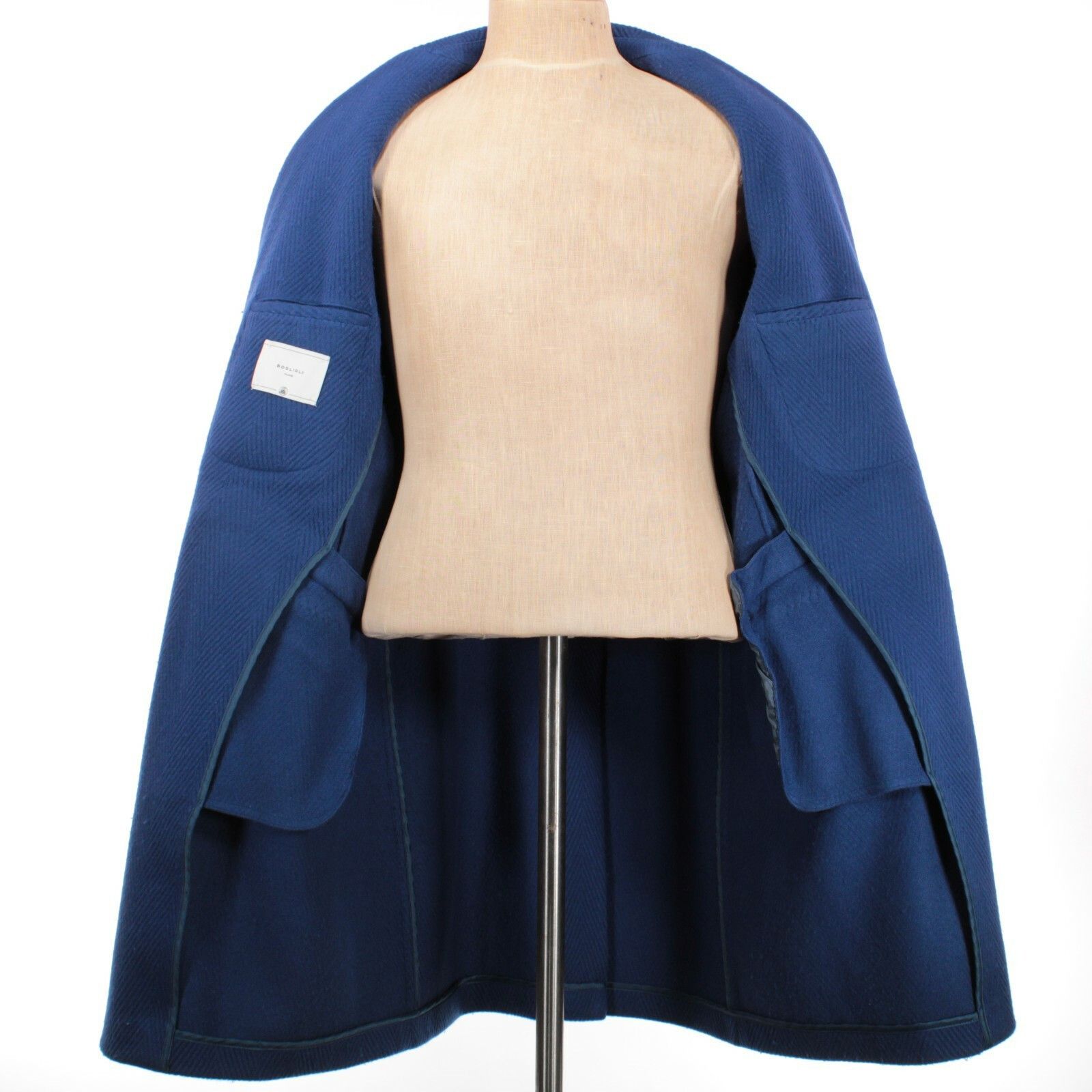 Boglioli Boglioli Coat Size XL US In Blue Wool Blend Size US XL / EU 56 / 4 - 6 Thumbnail