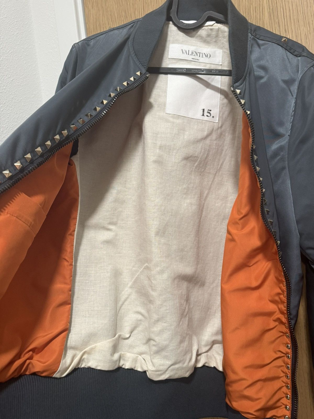 Valentino VALENTINO ROCKSTUD UNTITLED BOMBER JACKET Size US S / EU 44-46 / 1 - 3 Thumbnail