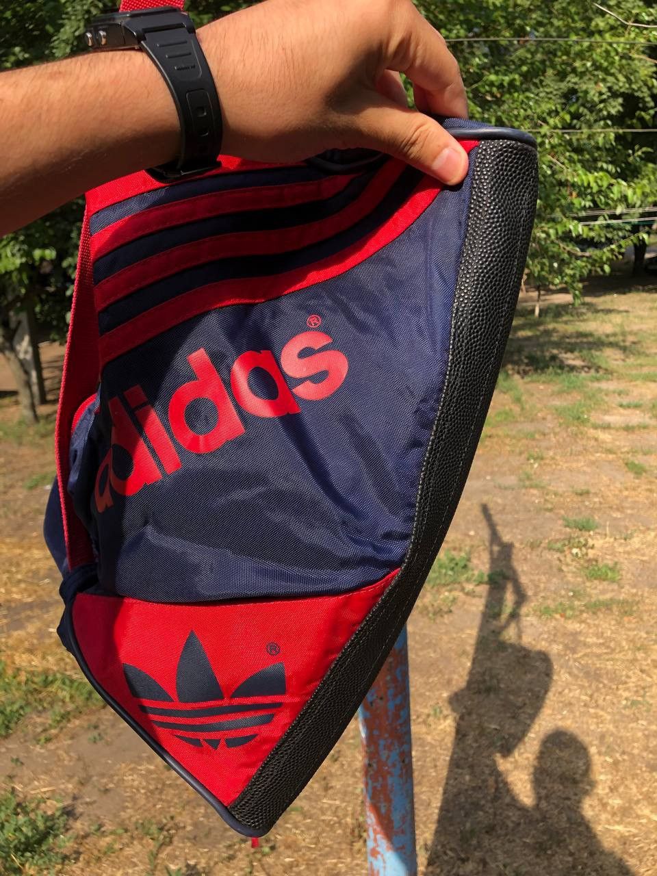 Adidas × Vintage VERY RARE ADIDAS WEST IN GERMANY SPORT BAG Y2K RETRO 90s Size ONE SIZE - 2 Thumbnail