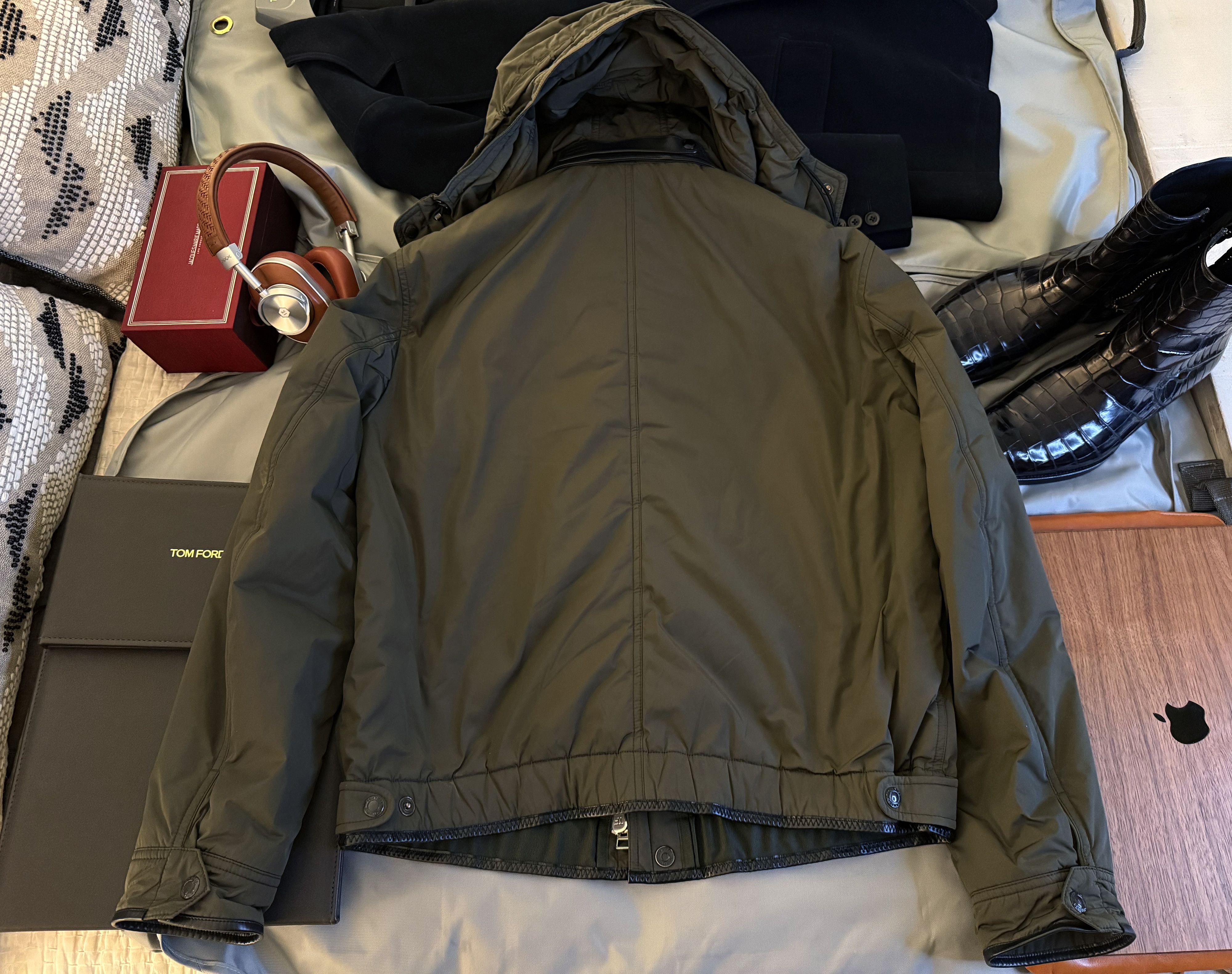 Tom Ford Fits 52, Best Dressed $4,300 w/tax Ovatta Leather Accents Size US XL / EU 56 / 4 - 15 Thumbnail
