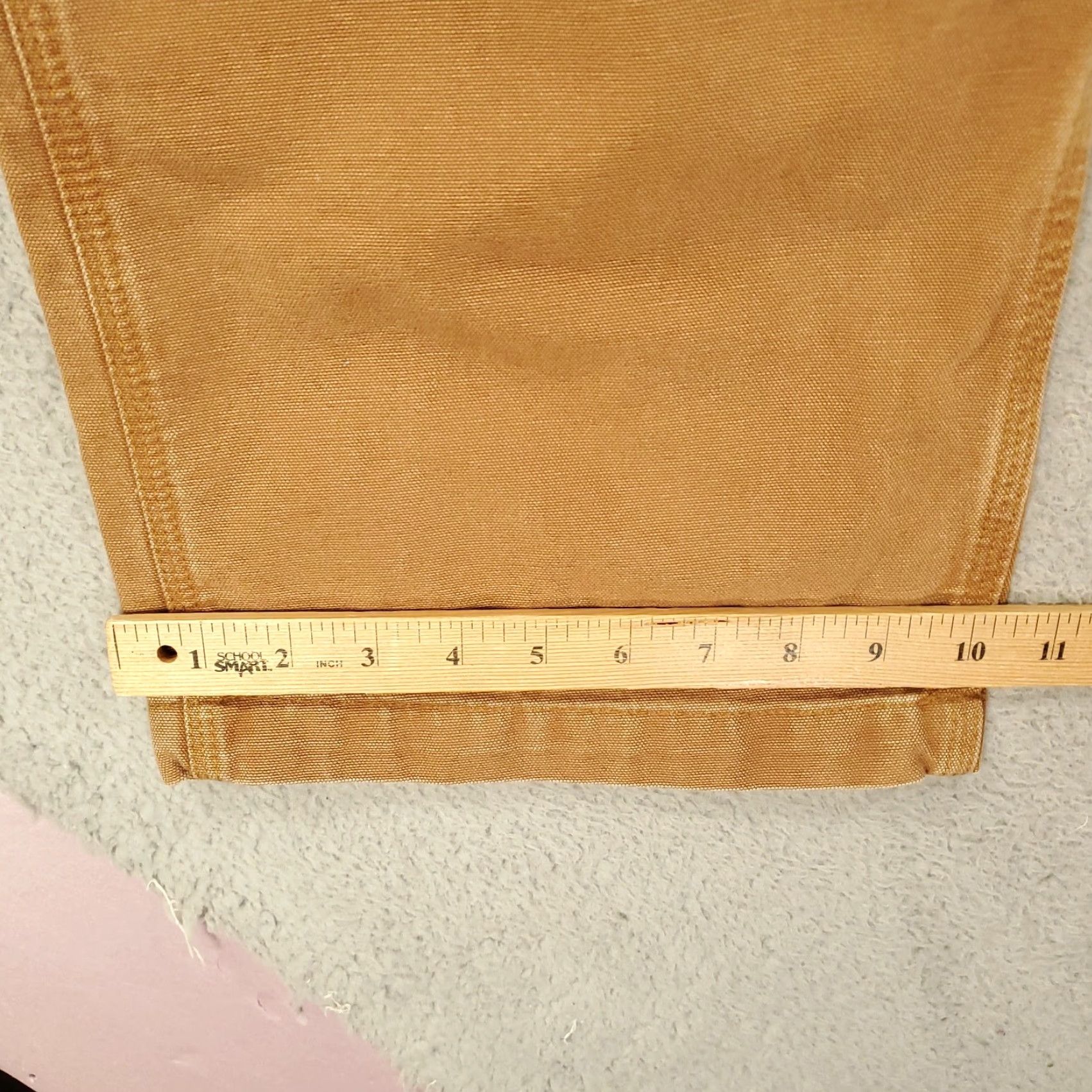 Carhartt Carhartt Canvas Pants Mens 46x30 Brown Relaxed Fit Carpenter 100097 211 Size US 30 / EU 46 - 6 Thumbnail